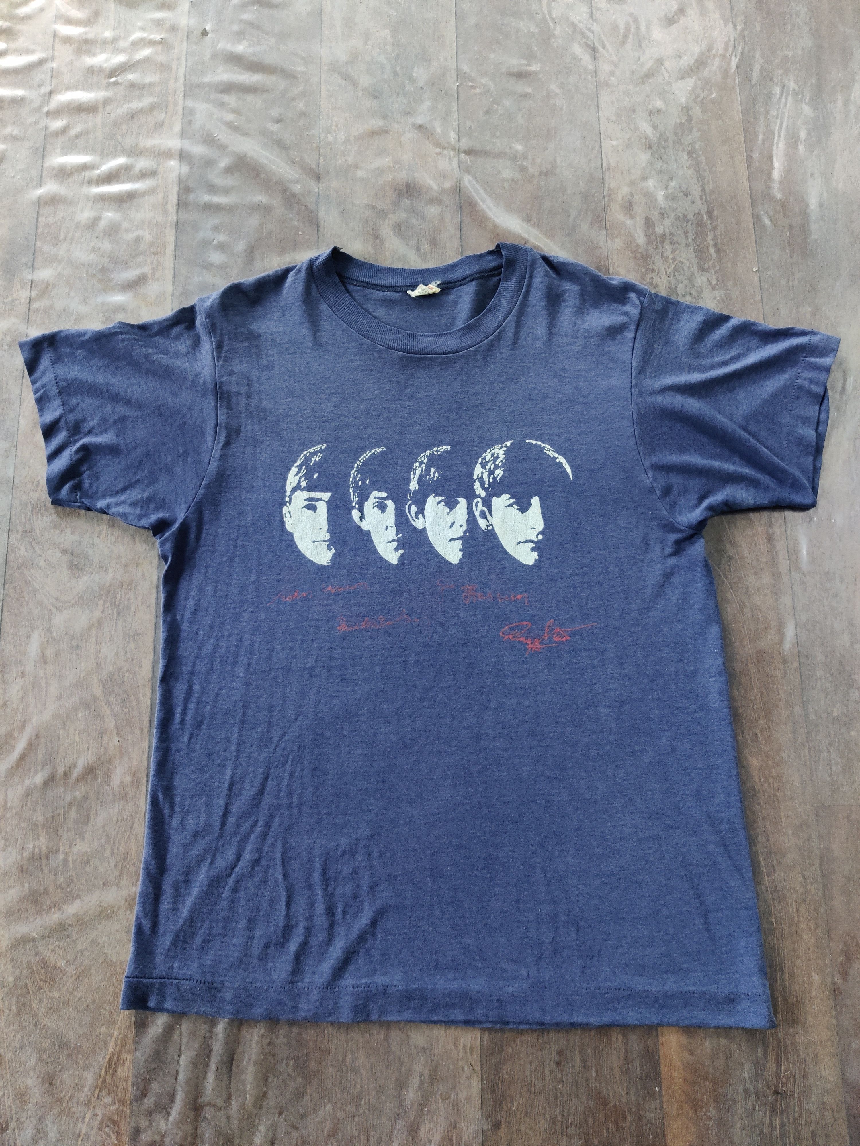 Band Tees × Vintage Vintage The Beatles Tee Size US M / EU 48-50 / 2 - 1 Thumbnail