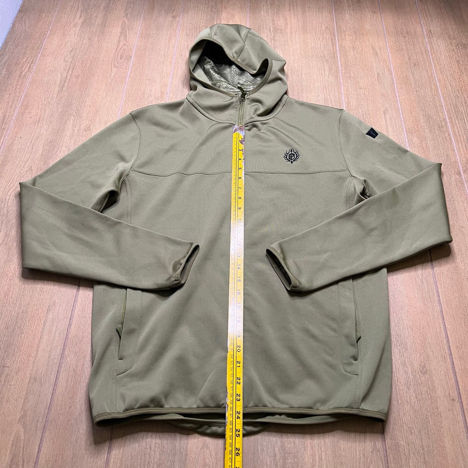 Vintage Born Primitive Hoodie Jacket Green Full Zip Performance M Size US M / EU 48-50 / 2 - 7 Thumbnail