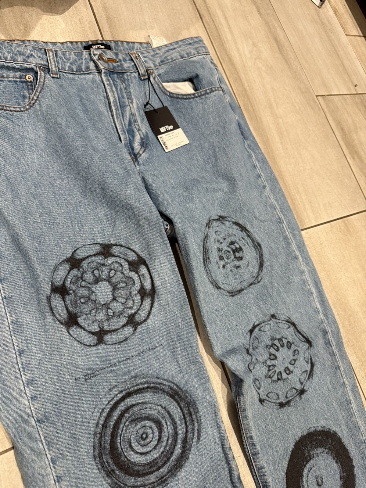 Jaden Smith × Msftsrep × Vintage msftsrep fw/22 vibration print jeans Size US 34 / EU 50 - 5 Thumbnail