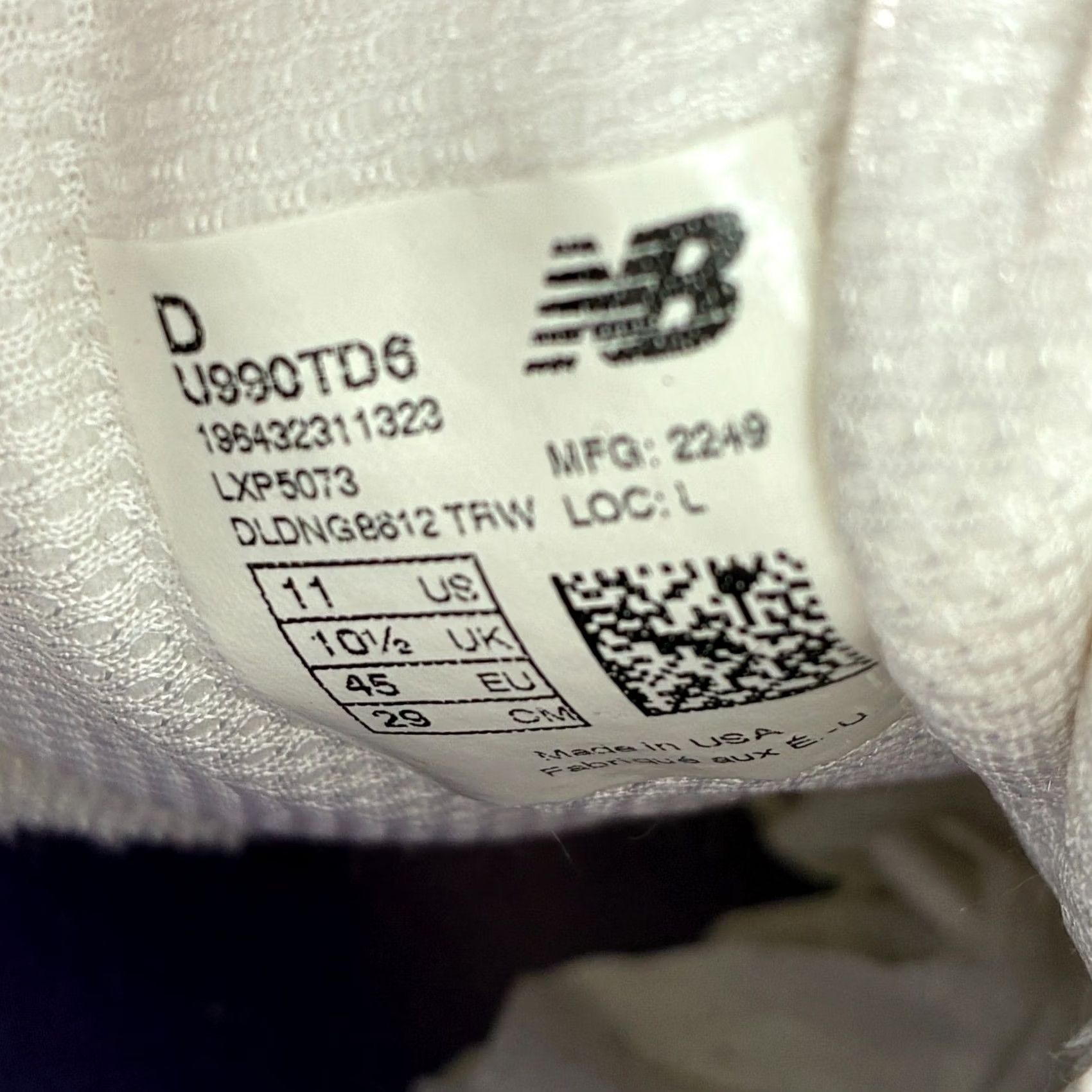 New Balance New Balance 990 v6 Mens Size 11 Macadamia Nut Magenta Pop USA Made In USA Sneakers Casual Adult Shoes Purple Size US 11 / EU 44 - 6 Thumbnail