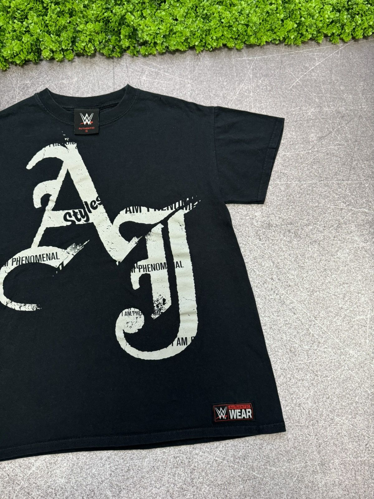 WWE Men's Vintage T-Shirt WWE AJ Style Phenomenal Rare Size US S / EU 44-46 / 1 - 9 Thumbnail