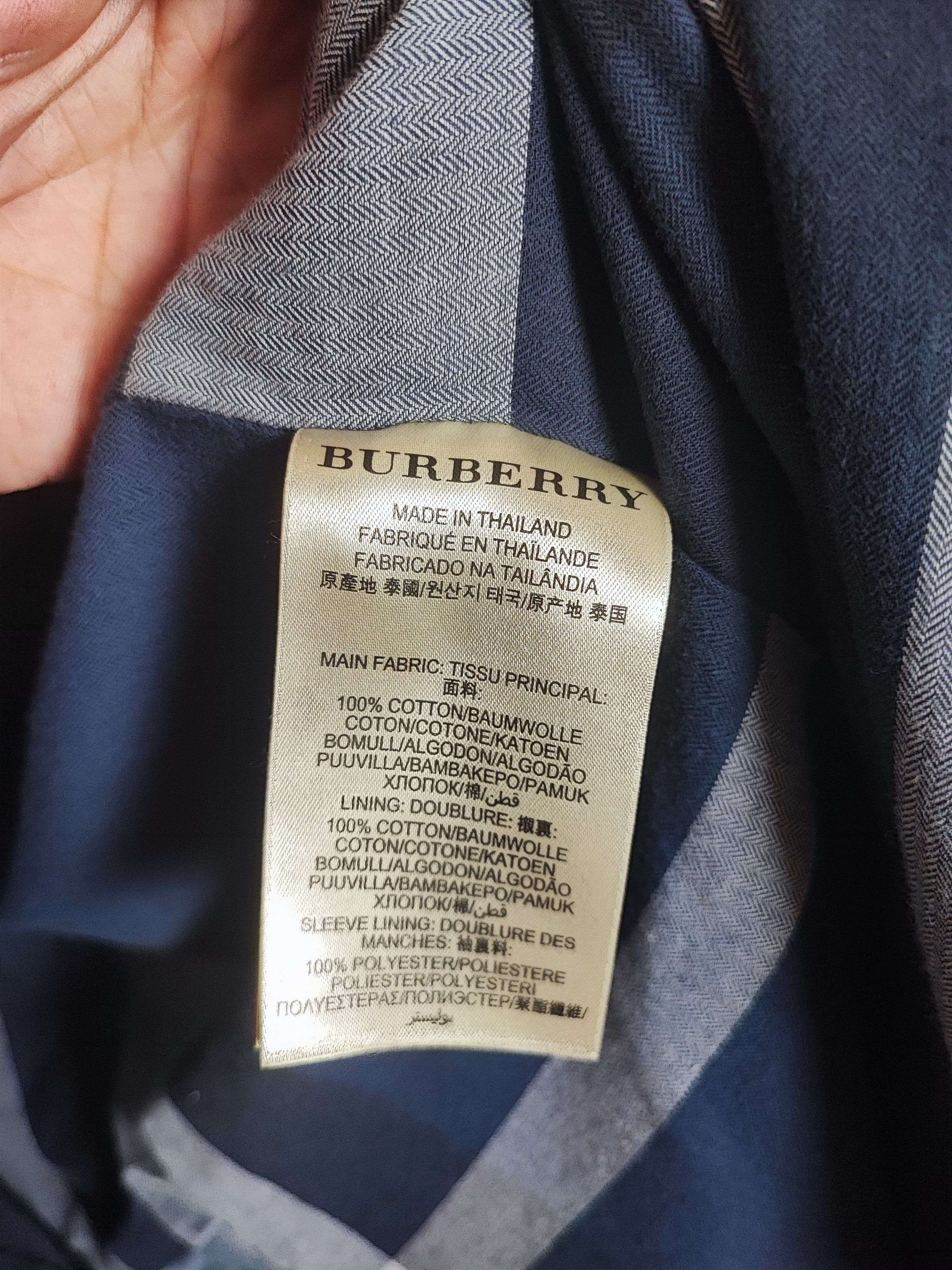 Burberry Burberry Trench-coat Navy Blue Size US L / EU 52-54 / 3 - 10 Thumbnail