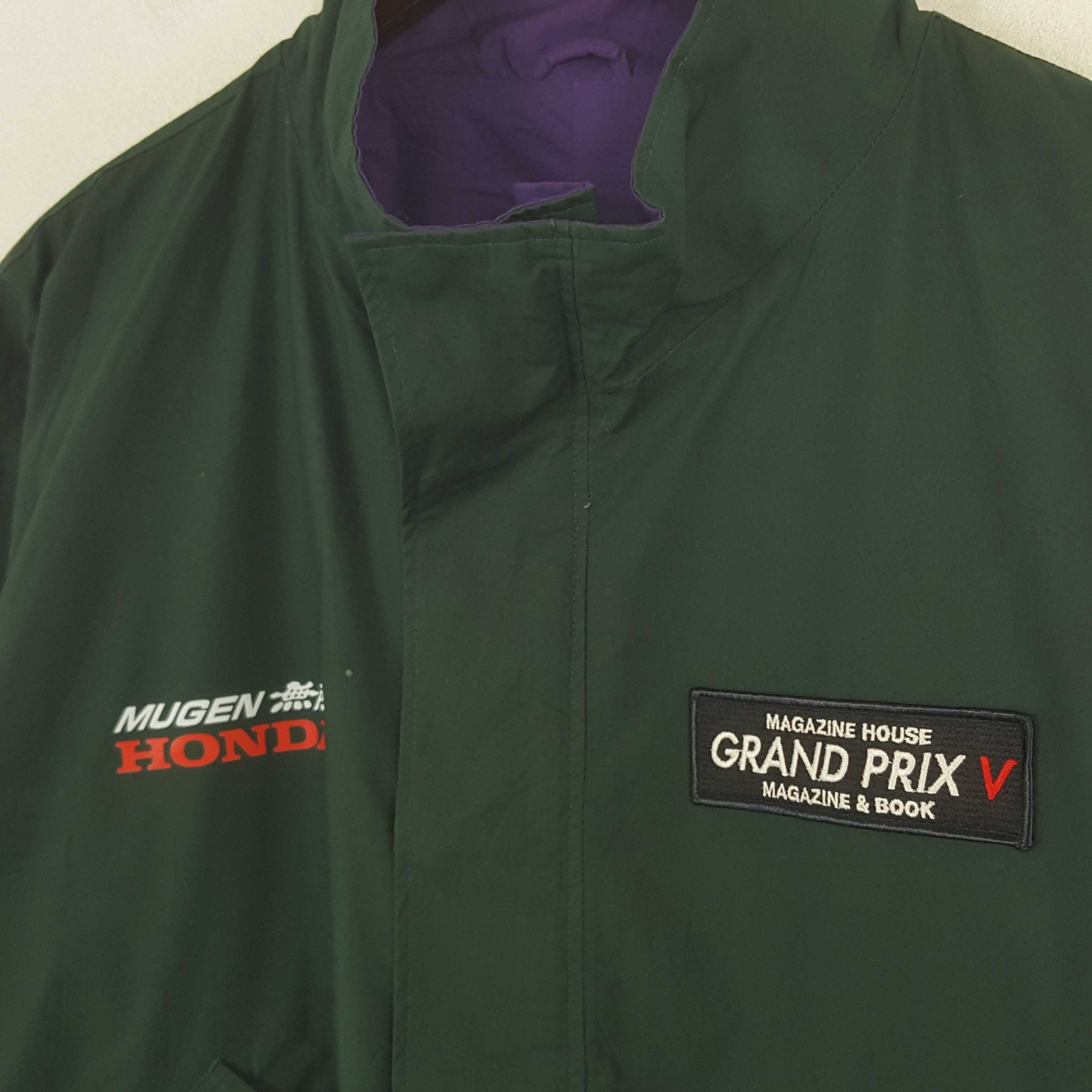 Japanese Brand × Vintage Vintage Grand Prix V X Custom Nissan Windbreaker Jacket Size US XL / EU 56 / 4 - 4 Thumbnail