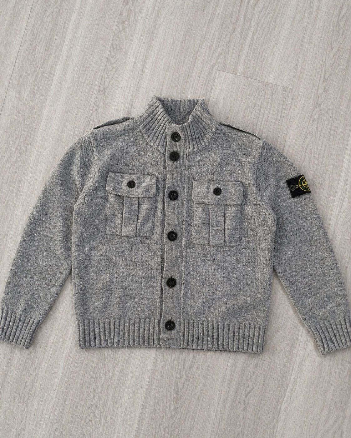 Stone Island Retro Stone Island Vintage Button Up Knit Size US M / EU 48-50 / 2 - 7 Thumbnail
