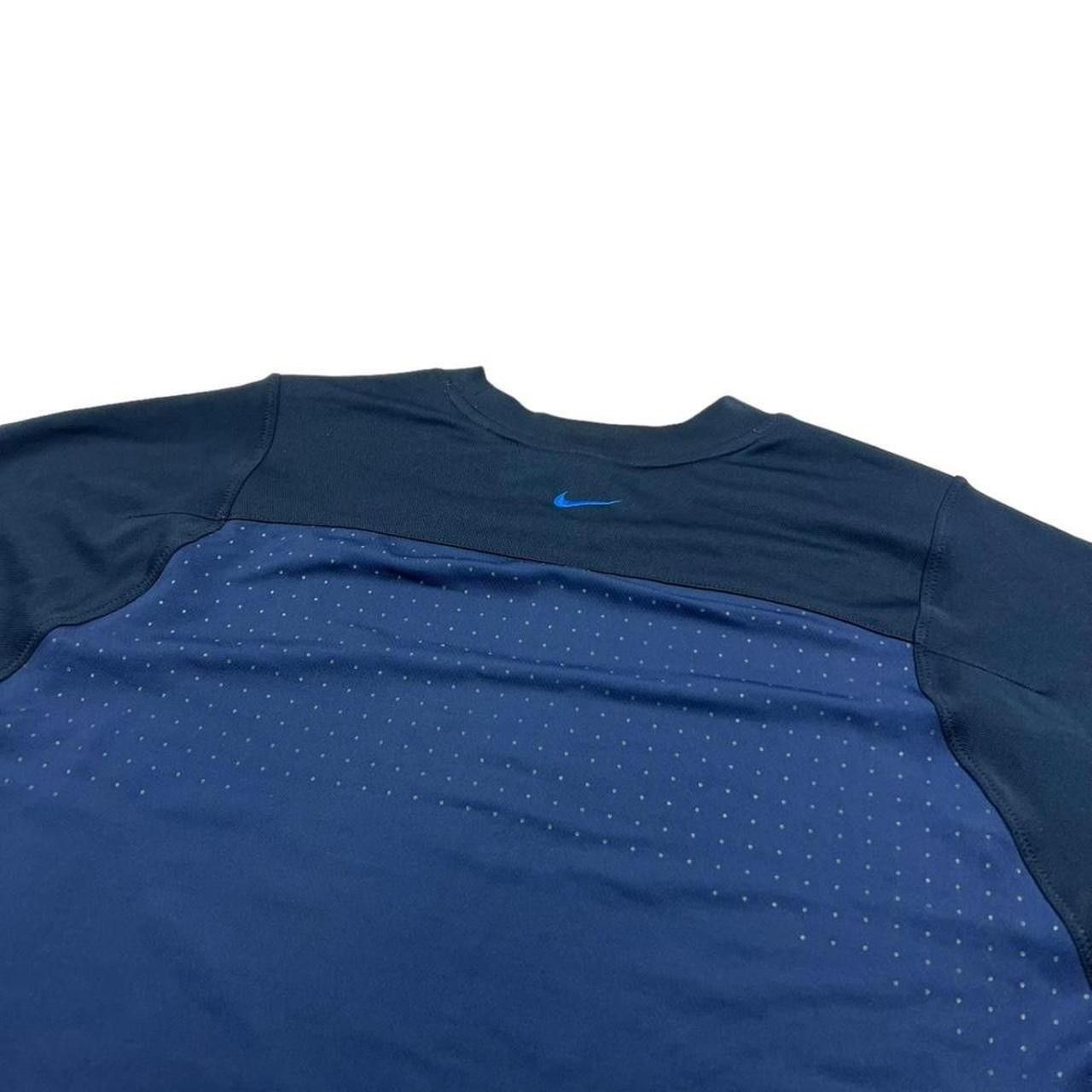 Nike Vintage 2000s Nike Shox Navy Blue T-Shirt - Extra Large Size US XL / EU 56 / 4 - 4 Thumbnail