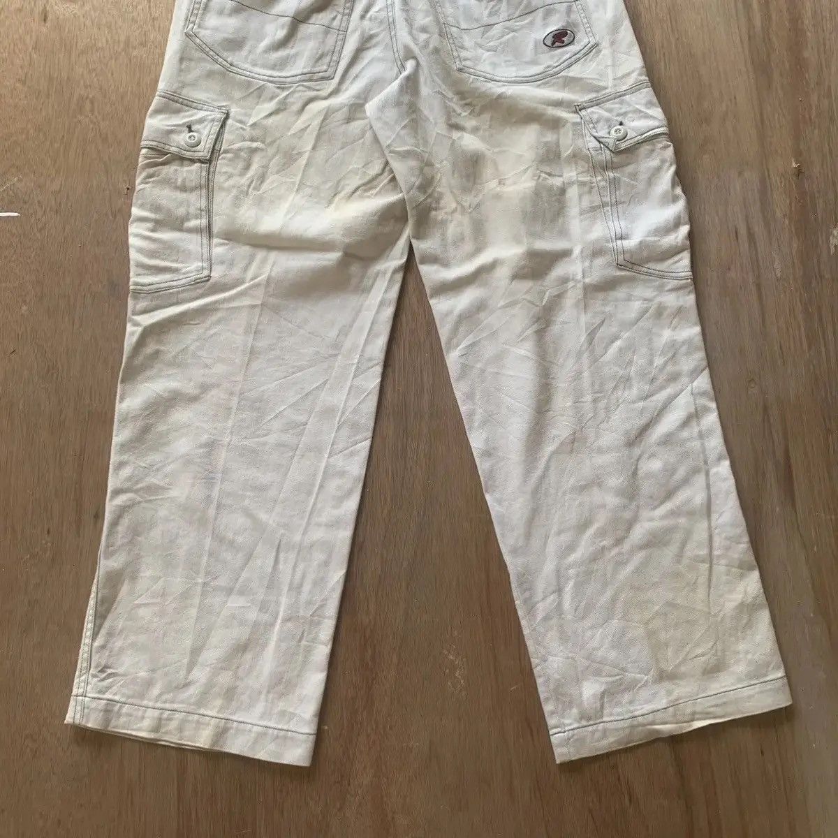 Japanese Brand VINTAGE RATION LAVEUR TROUSERS SPRINGWAIST BAGGY CARGO PANTS Size US 34 / EU 50 - 13 Thumbnail