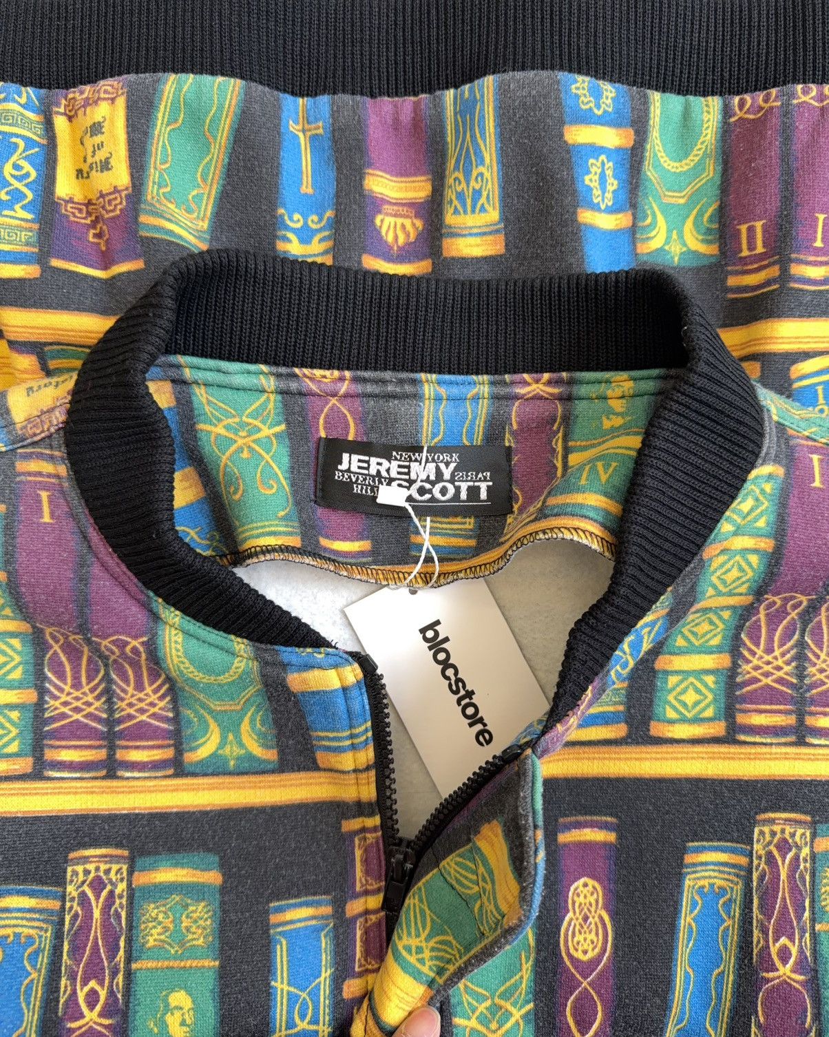 Jeremy Scott FW08 BOOKSHELF MA-1 JACKET Size US L / EU 52-54 / 3 - 4 Thumbnail