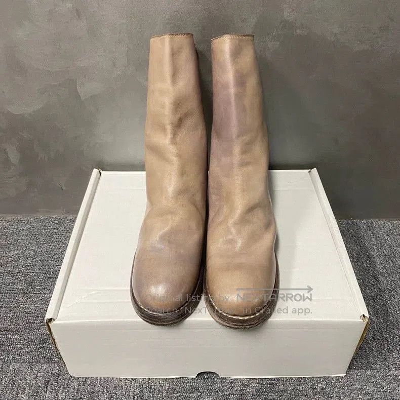 Guidi Guidi 788z Short Boots in Milk Tea Color. Size US 7 / EU 40 - 2 Thumbnail