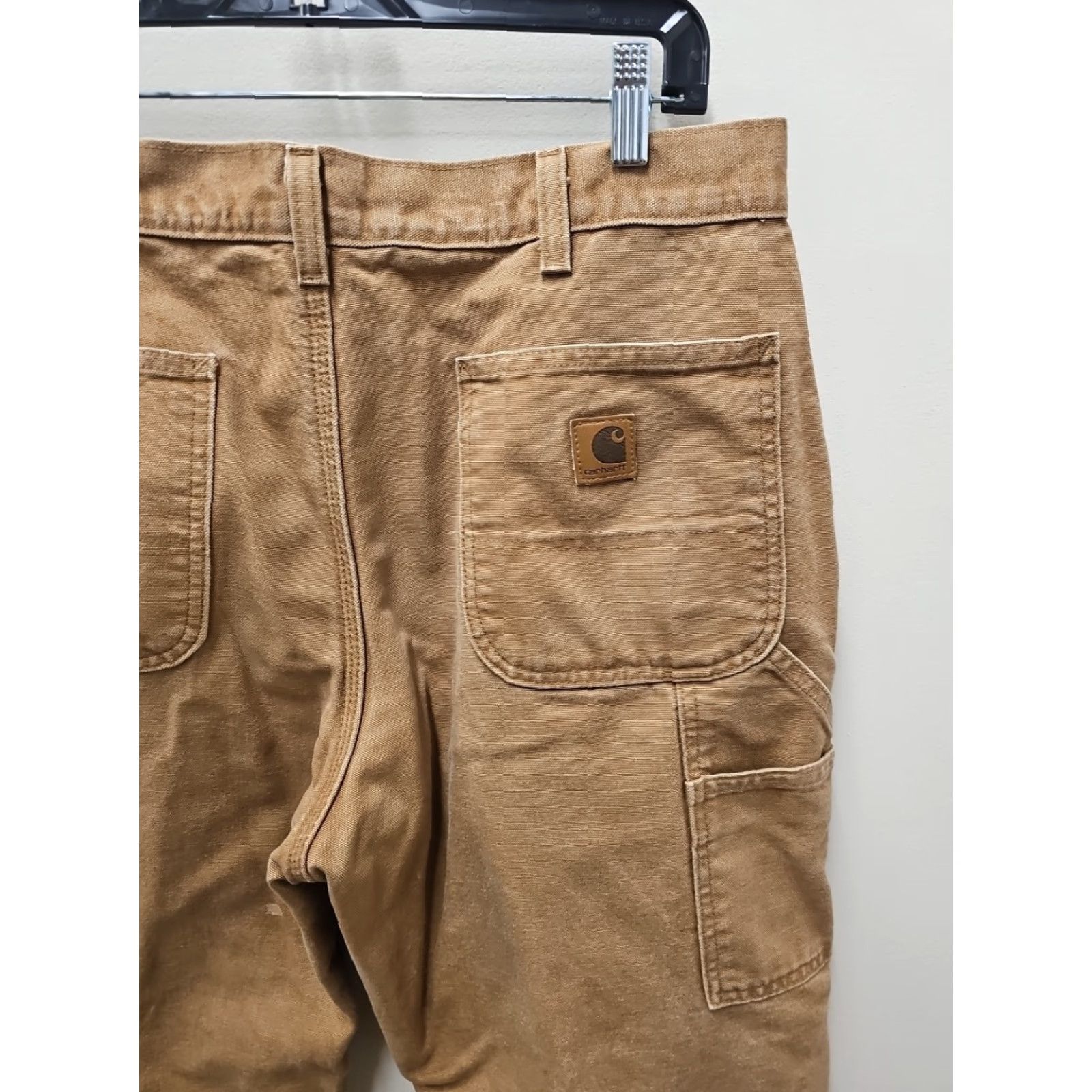 Carhartt VINTAGE Carhartt Pants Duck Canvas Chino Lined 34x29 Men Brown Size US 34 / EU 50 - 7 Thumbnail
