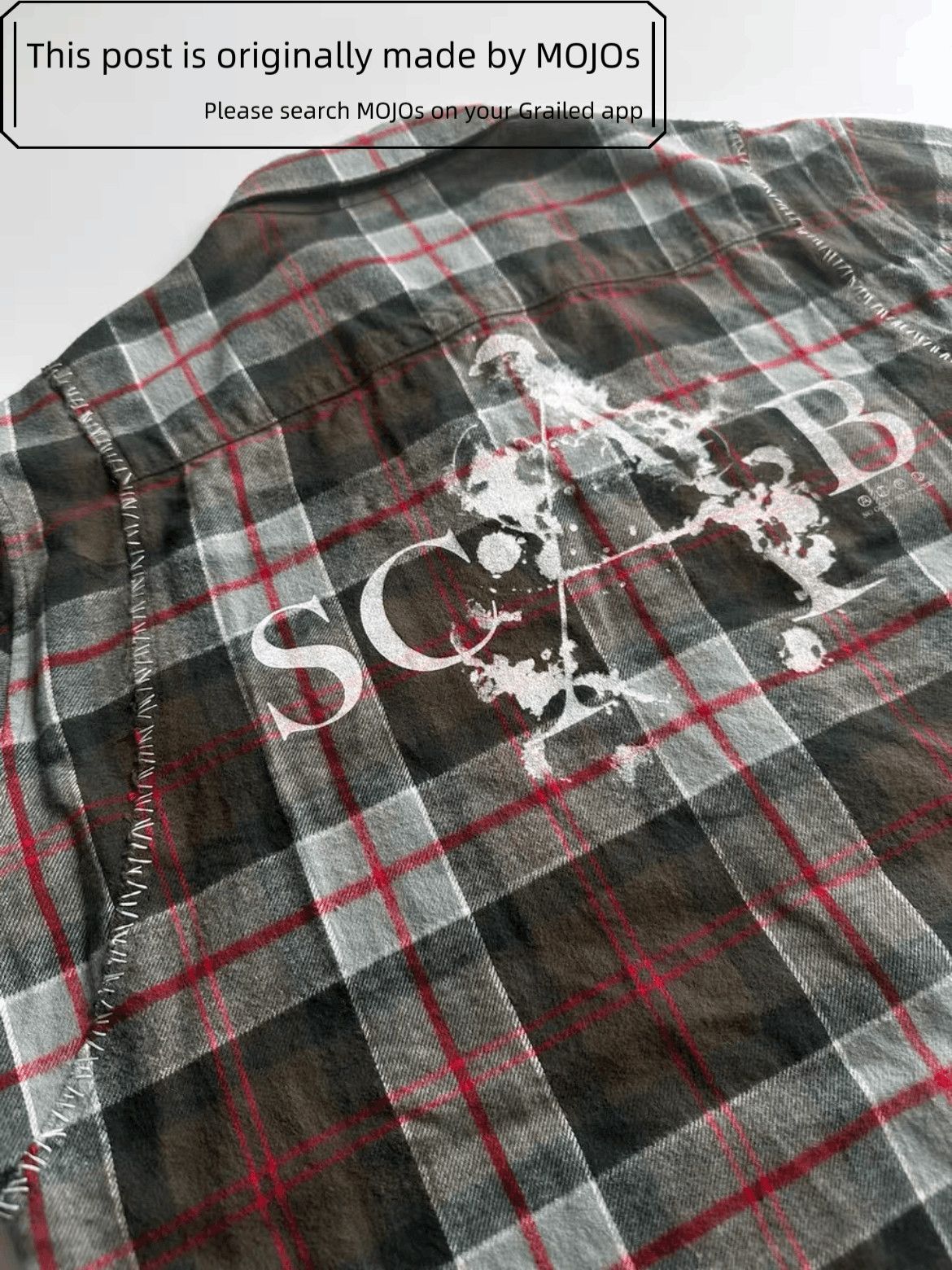 Undercover Sz 4 Undercover 03SS SCAB Heavy Distressed Stitch Shirt Size US XL / EU 56 / 4 - 4 Thumbnail