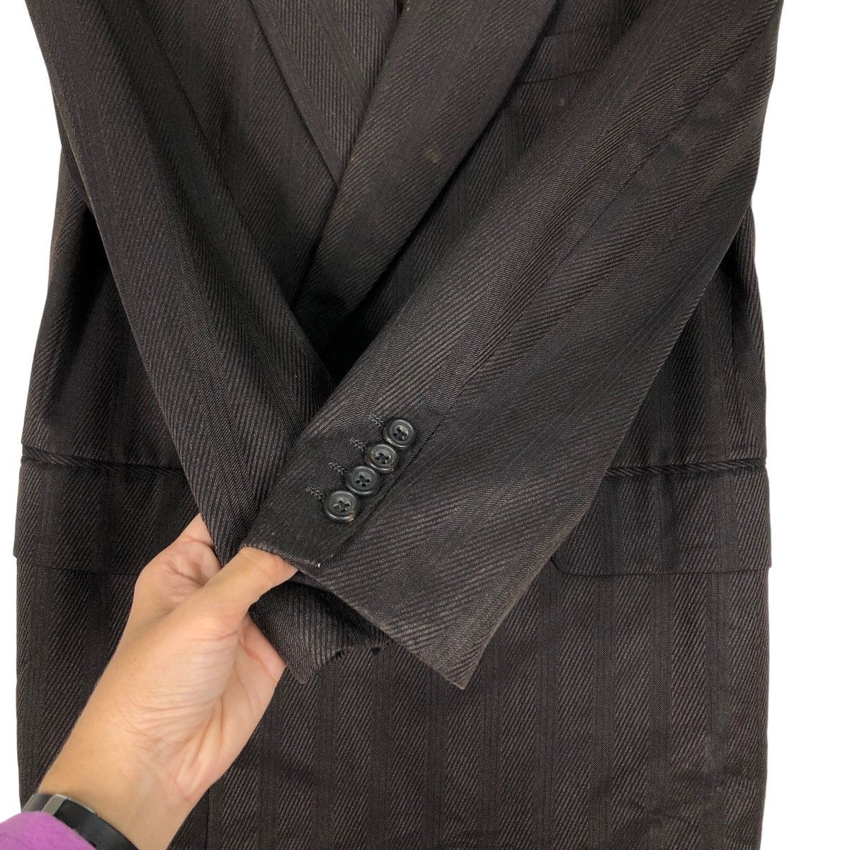 Burberry 🔥Vtg Casual Coats Jacket Double Breast Burberrys Size US M / EU 48-50 / 2 - 13 Thumbnail