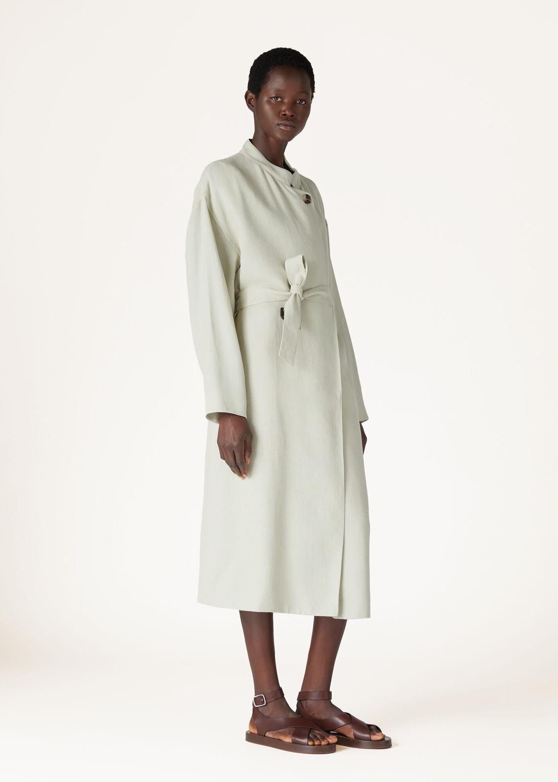 Loro Piana o1srvl11e0425 FAO2873 Coat in Light Grey Size S / US 4 / IT 40 - 7 Thumbnail