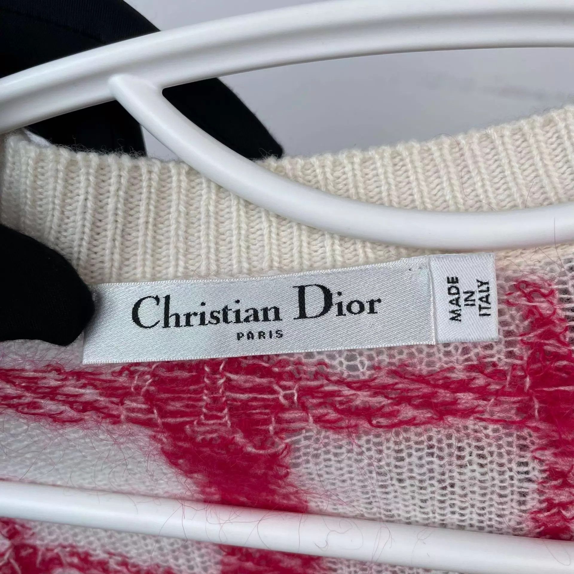 Dior Dior Red 38 Gingham Wool Knit Set Size S / US 4 / IT 40 - 3 Thumbnail