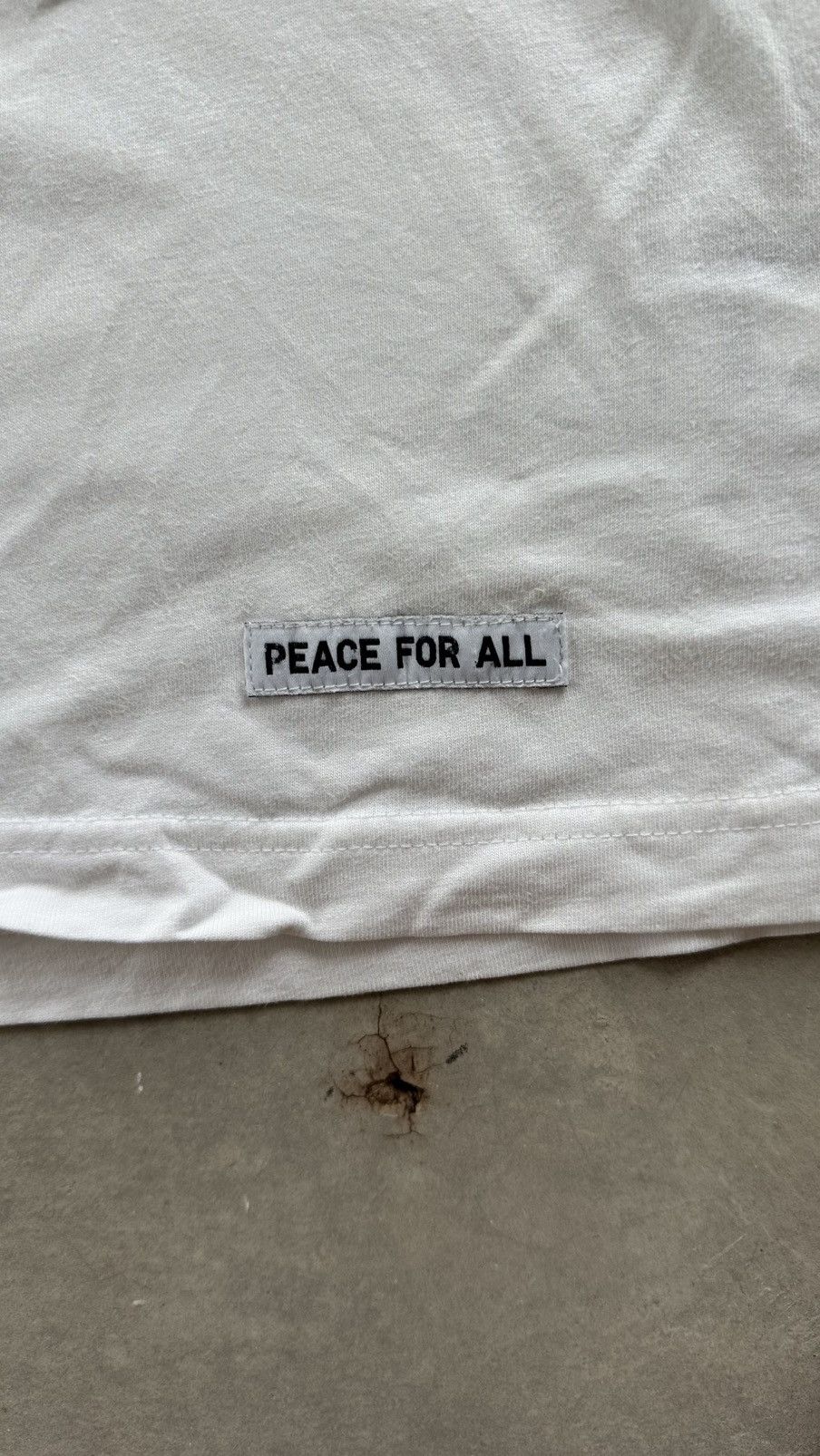 Uniqlo INES DE LA FRESDANGE PEACE FOR ALL TEE Size US M / EU 48-50 / 2 - 3 Thumbnail