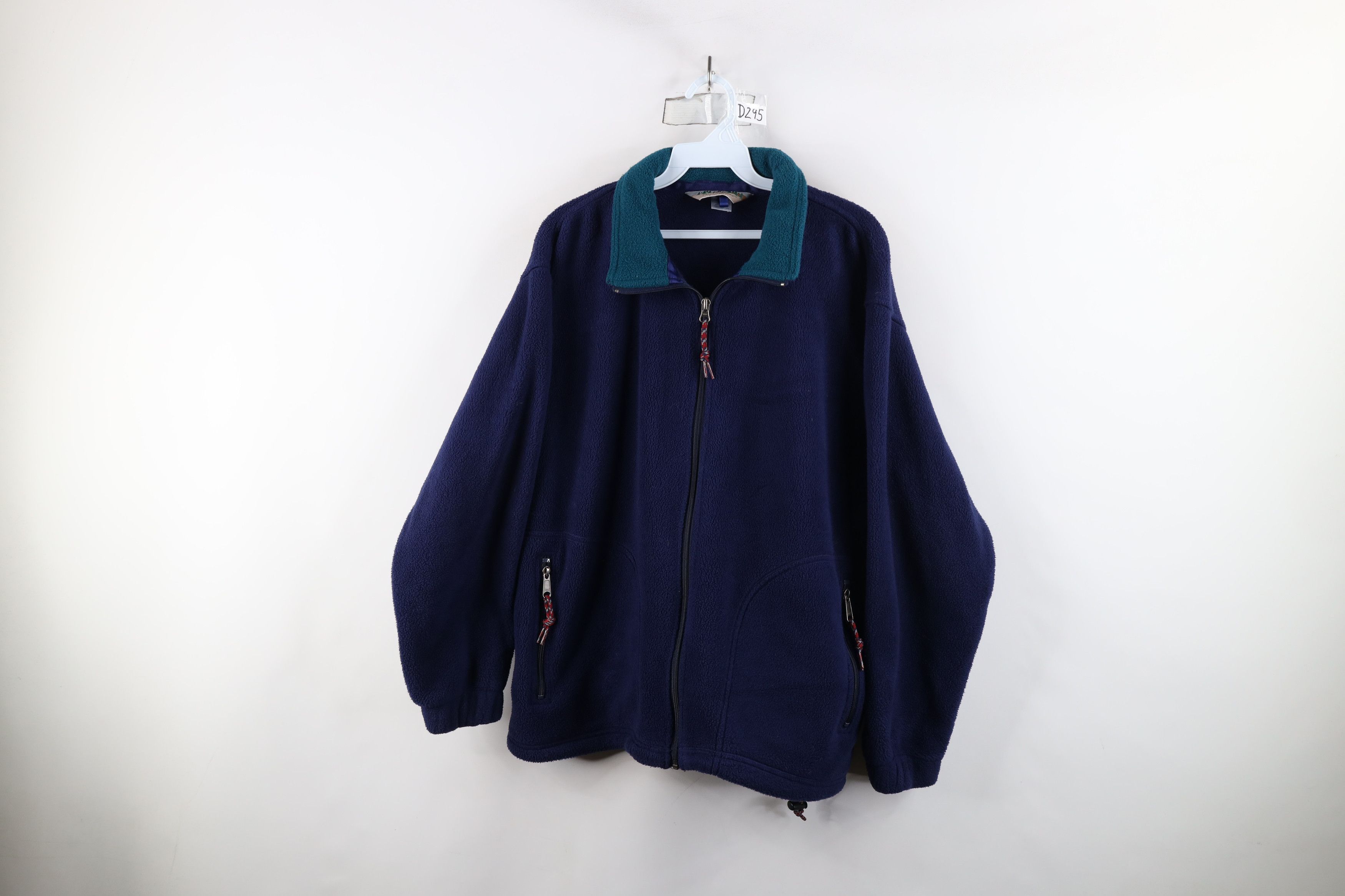 Vintage Vintage 90s Streetwear Polartec Fleece Full Zip Jacket USA Size L / US 10 / IT 46 - 1 Thumbnail