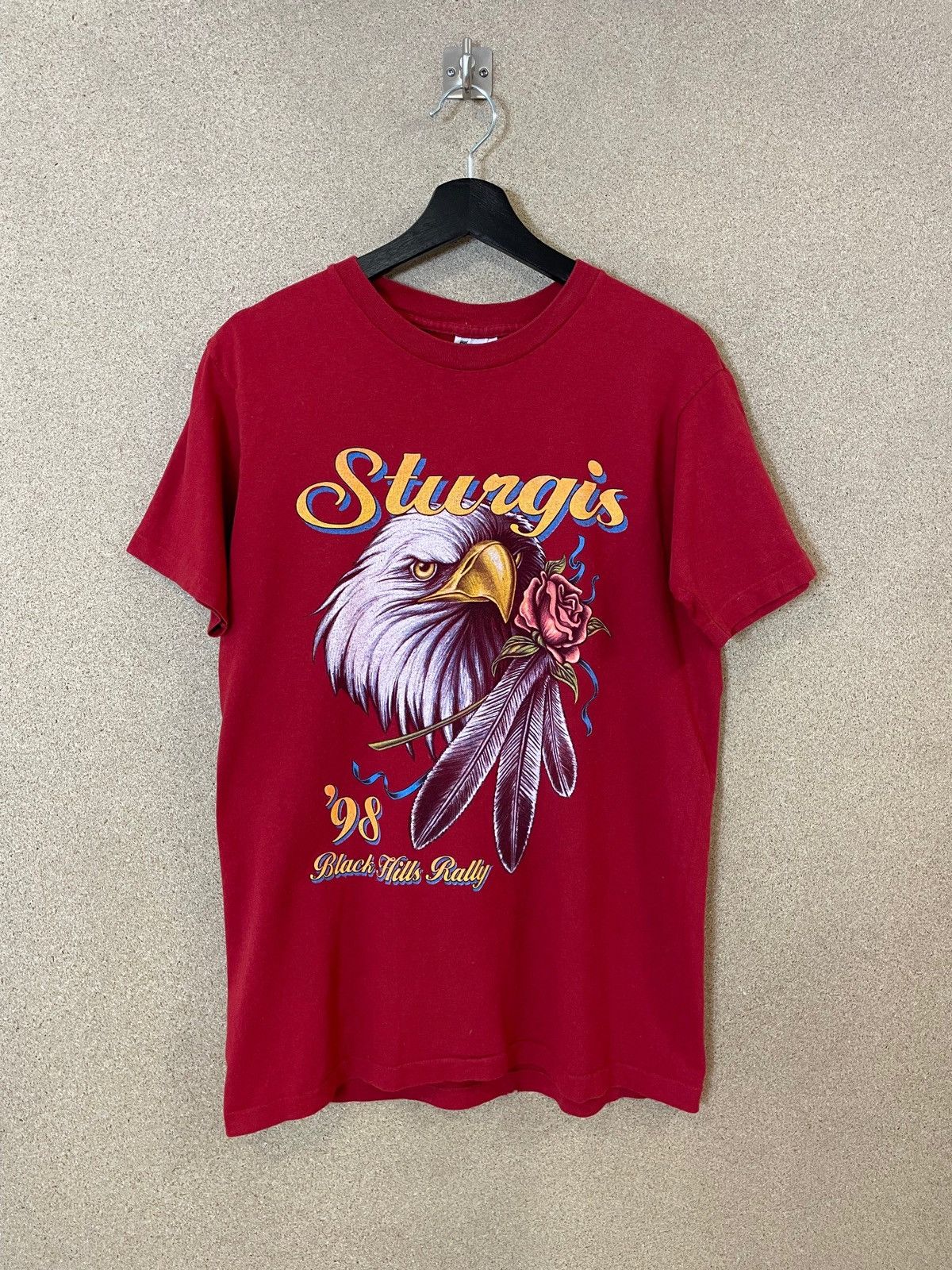 Harley Davidson × Vintage Vintage Sturgis Black Hills Rally 1998 Motorcycle Tee - M Size US M / EU 48-50 / 2 - 1 Thumbnail