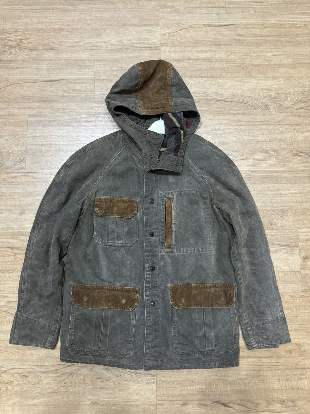 GOWEST WORKS MILITARY OUTDOOR WAX JACKET