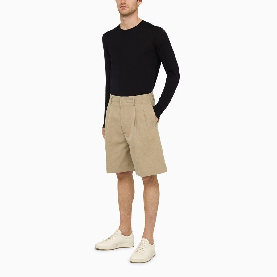 Loro Piana o1d2blof0424 Crew-Neck Sweater in Black Size US L / EU 52-54 / 3 - 2 Thumbnail