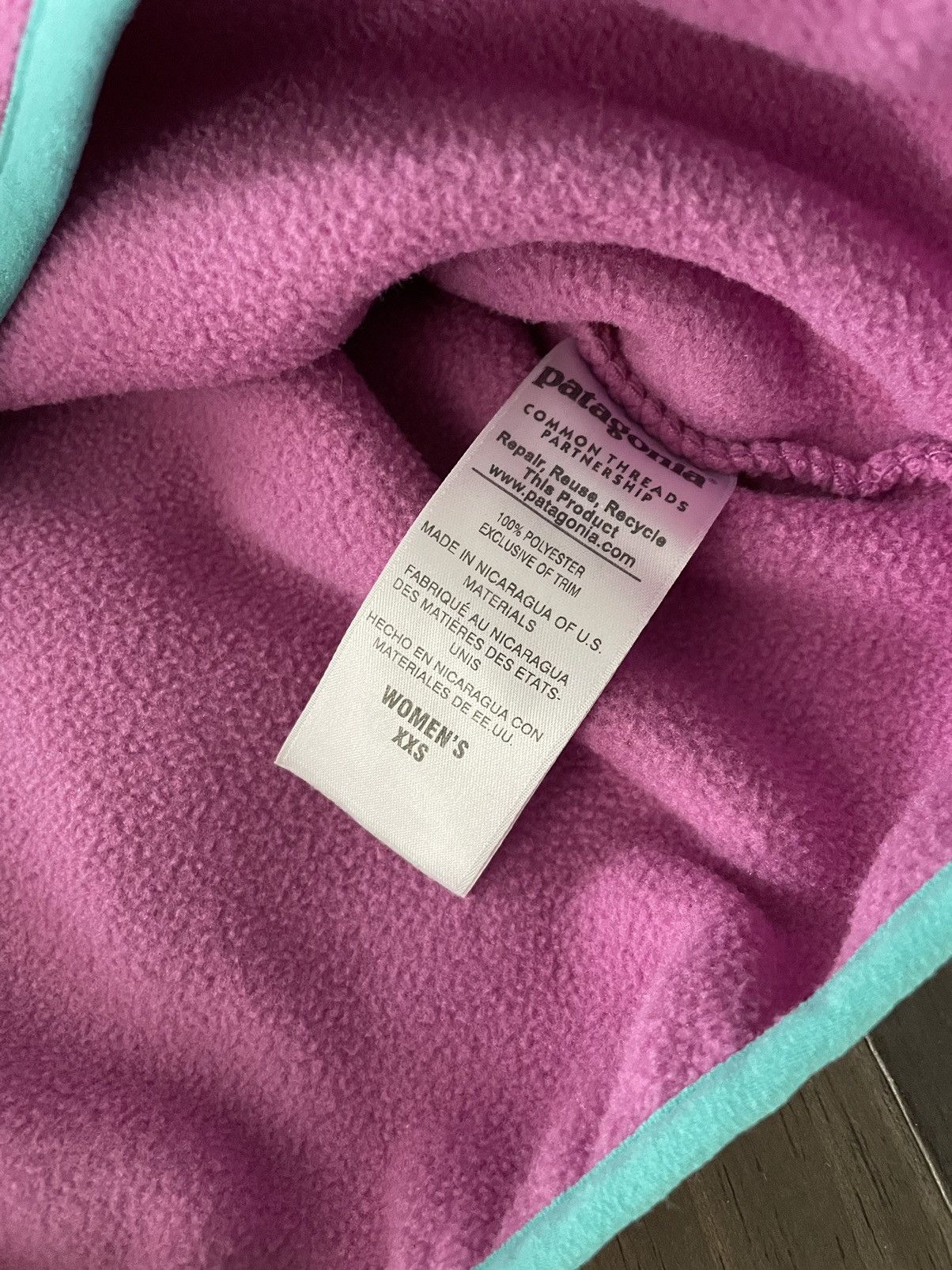 Patagonia 🟣 Patagonia Synchilla Snap Fleece (Sz xxs) Size XXS / US 00 / IT 34 - 4 Thumbnail