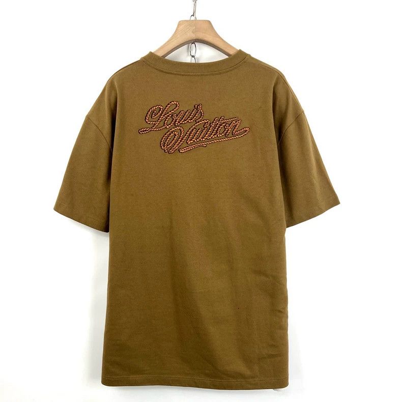 Louis Vuitton Louis Vuitton Brown knotted monogram logo short sleeve Size US XXL / EU 58 / 5 - 7 Thumbnail