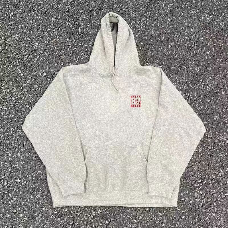 Japanese Brand Hip Hop Letter 87 Digital Print Casual Hooded Sweatshirt Size US L / EU 52-54 / 3 - 4 Thumbnail