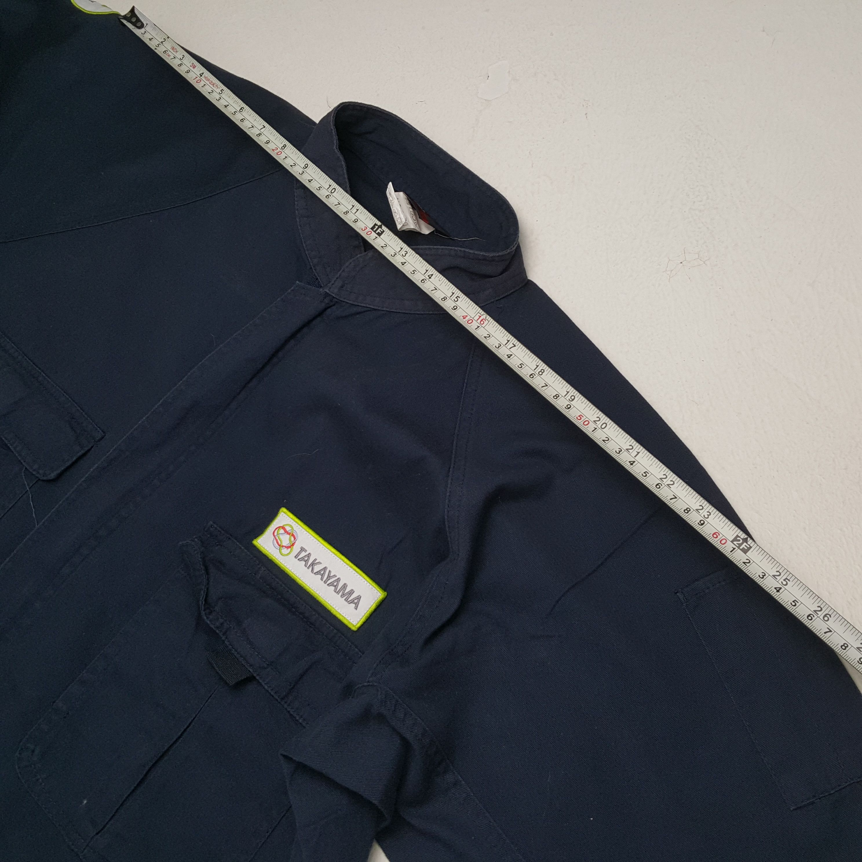 Vintage TAKAYAMA Japanese Workwear Style Coverall Jacket Size US XL / EU 56 / 4 - 9 Thumbnail