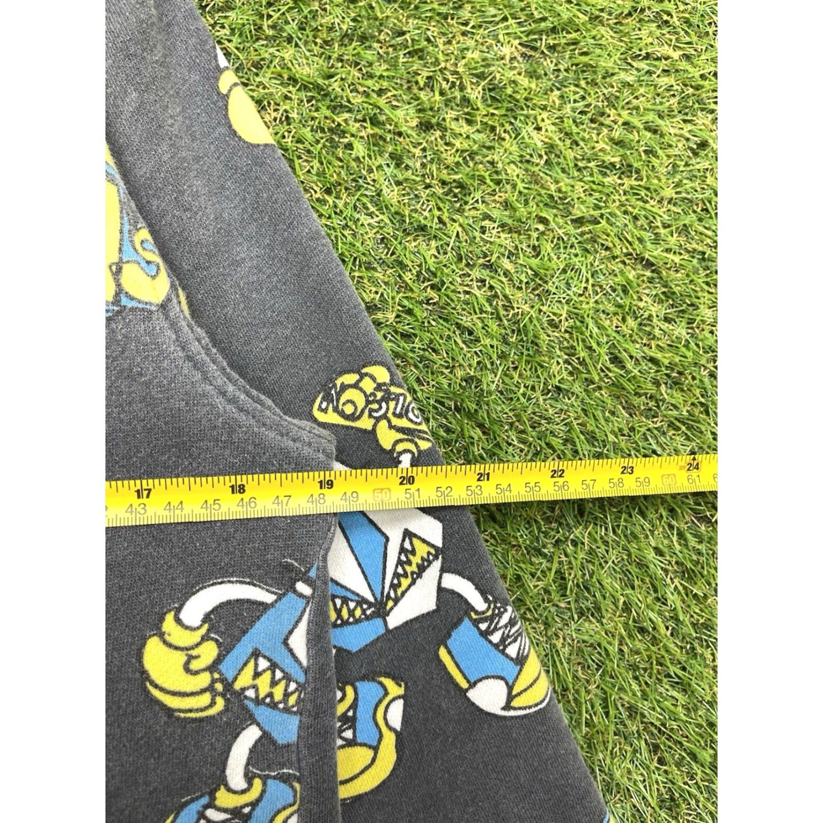 Volcom VINTAGE Volcom Hoodie AOP Mens Medium Gray All Over Print Zip Hooded Graphic Print Logo Zipper Full Zip Fall Spring Winter Skateboarding James? (Jess) Size US M / EU 48-50 / 2 - 4 Thumbnail