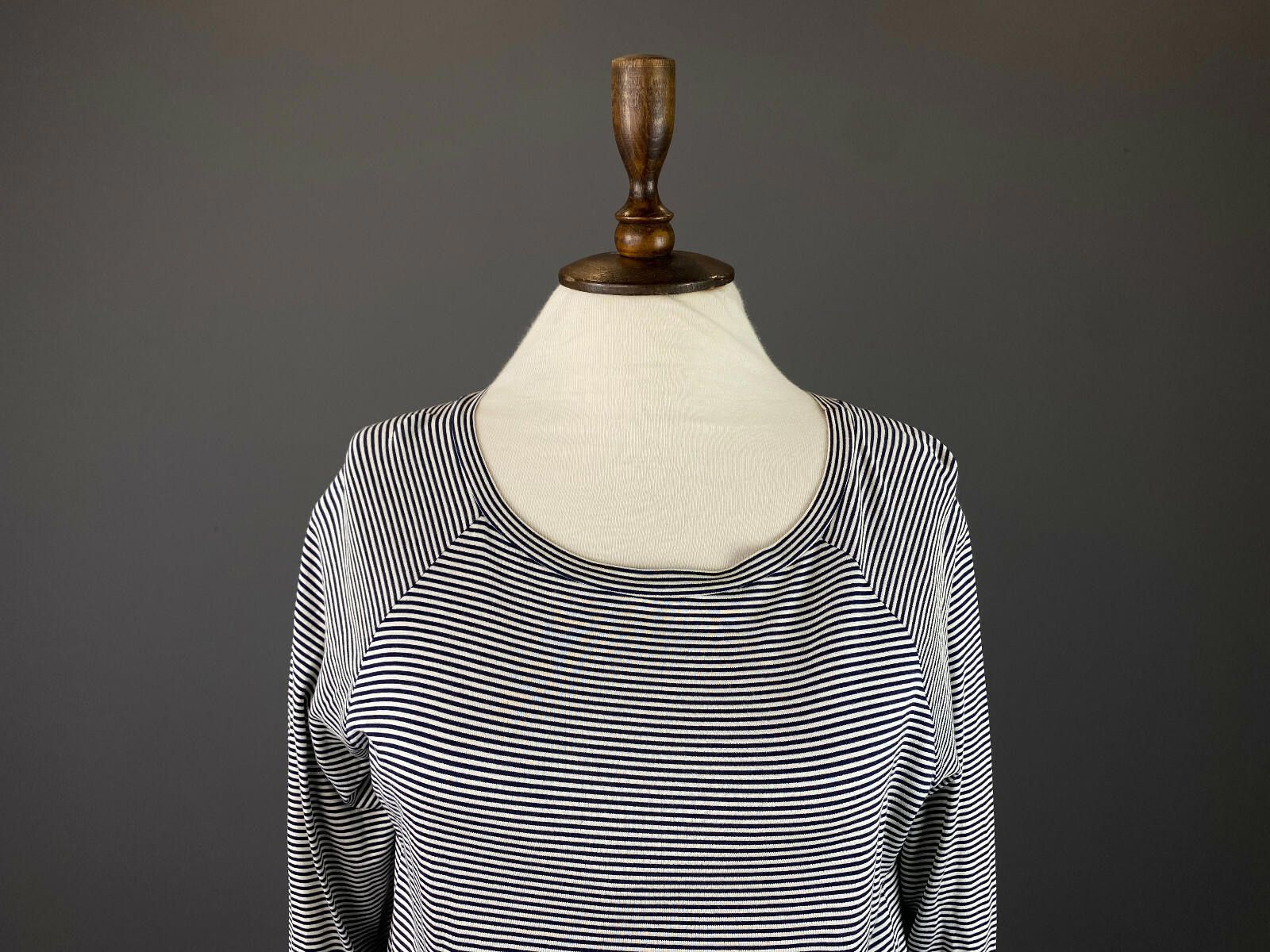 Paul & Shark Ladies Paul & Shark Silkcot Stripe Long Sleeve Sweater Size M / US 6-8 / IT 42-44 - 2 Thumbnail
