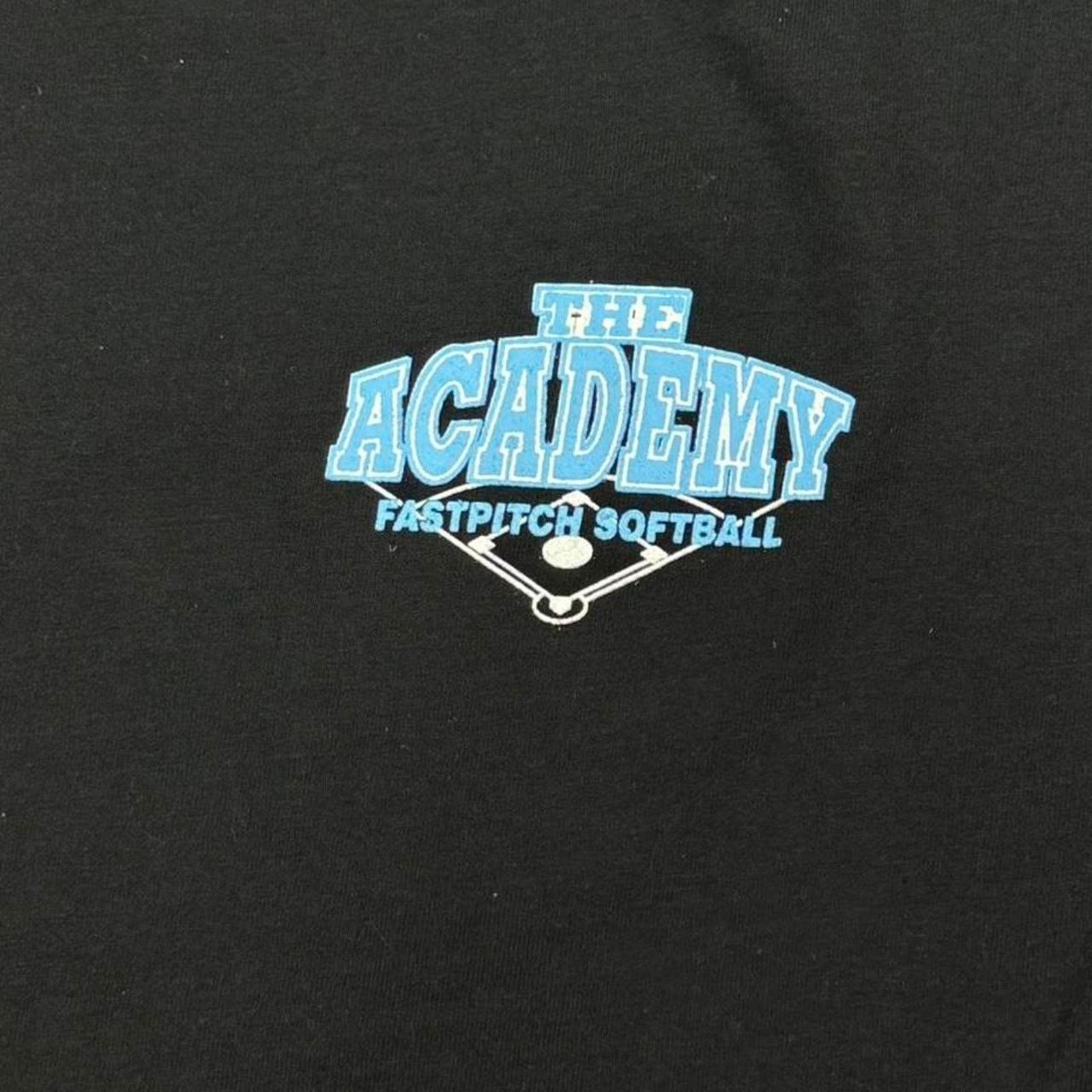 Gildan × Vintage VINTAGE Y2K ACADEMY SOFTBALL THERE'S NOTHING SOFT L/S TEE: Size US L / EU 52-54 / 3 - 5 Thumbnail