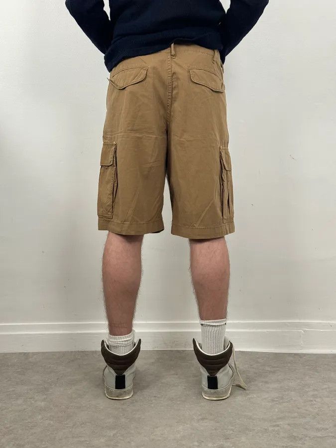 Polo Ralph Lauren 2000s Ralph Lauren USA Distressed Flag Beige Shorts Size US 34 / EU 50 - 3 Thumbnail