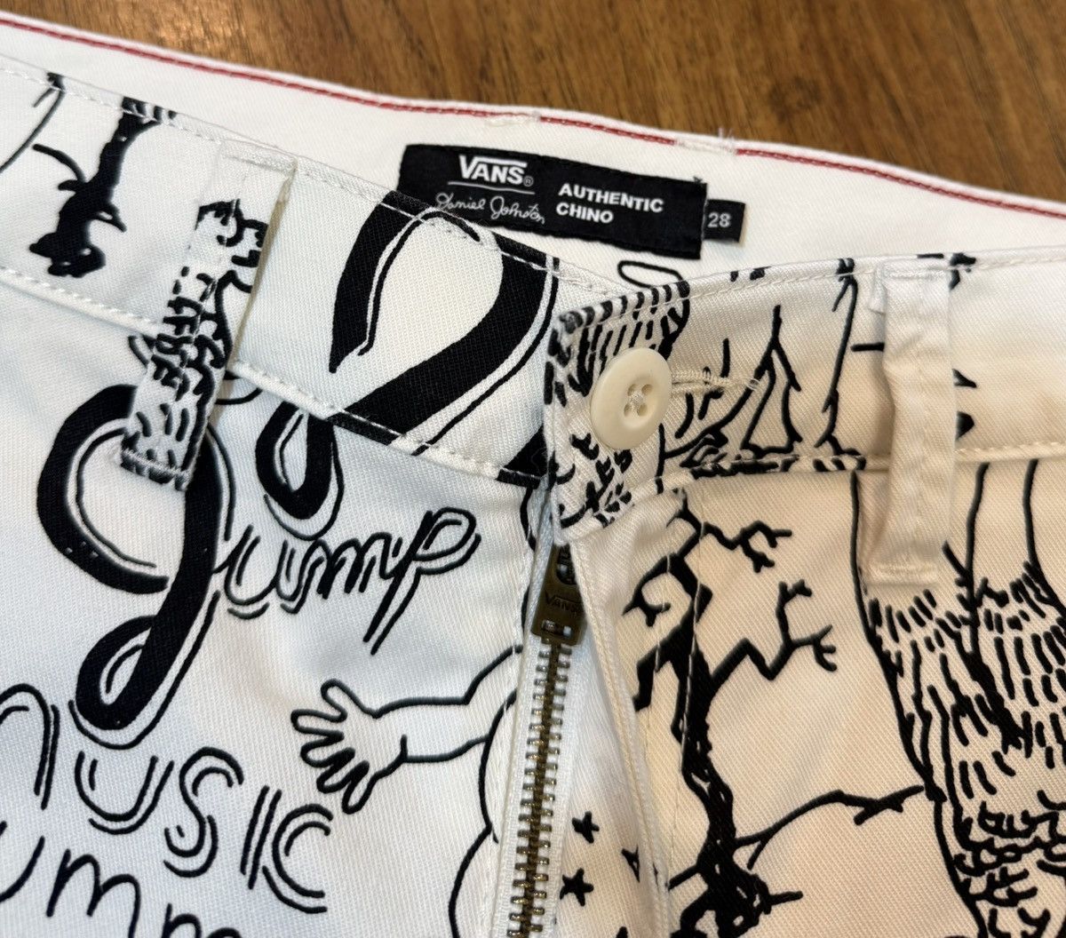 Vans Vans Chino Loose Fit Pants Daniel Johnston Art White 28 30 Size US 28 / EU 44 - 4 Thumbnail
