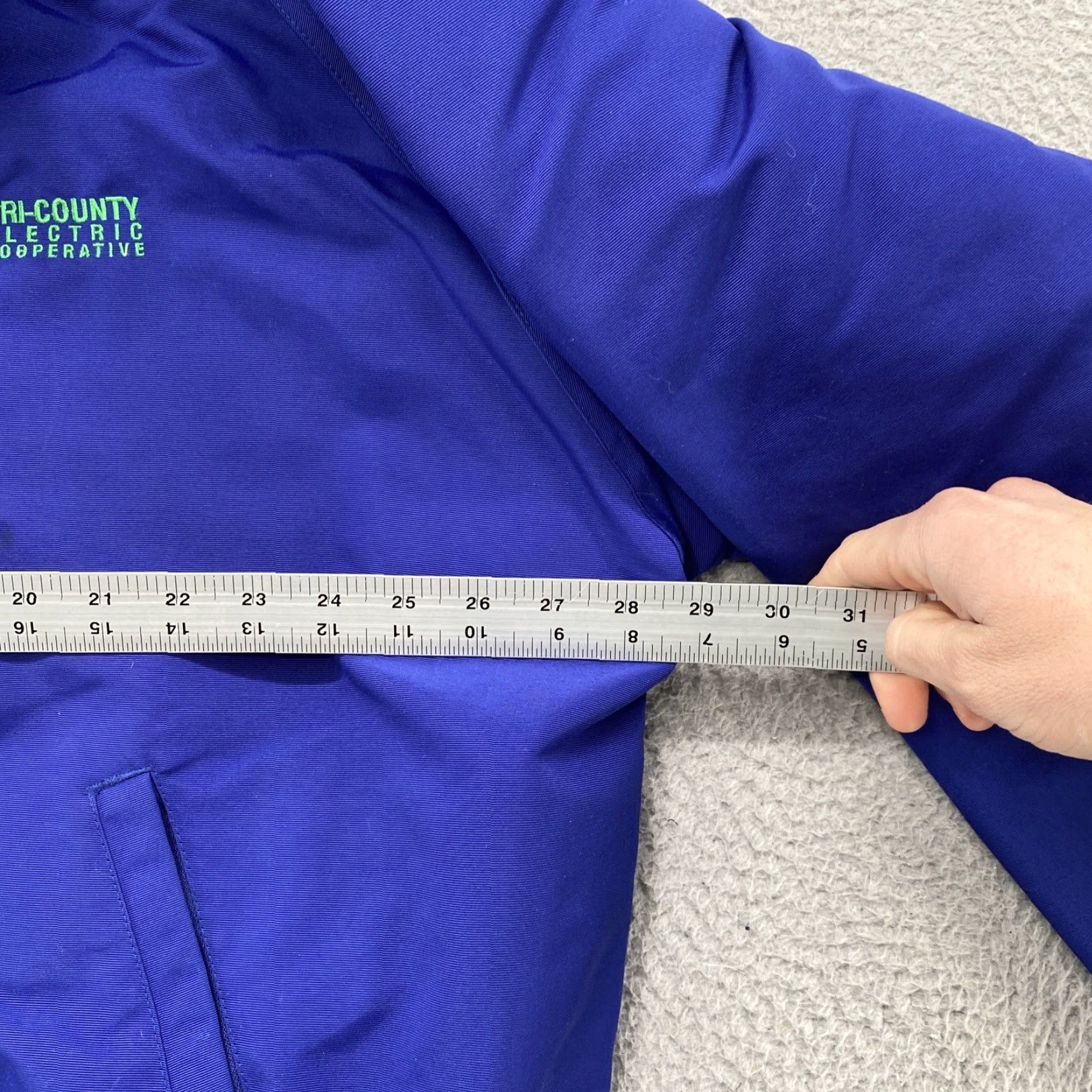 Carhartt Carhartt Jacket 2XL Insulated Full Zip Nylon Blue Touchstone Energy Coat Mens Outdoors Workwear Pockets Lined Waterproof Breathable Logo Adjustable Size US XXL / EU 58 / 5 - 6 Thumbnail