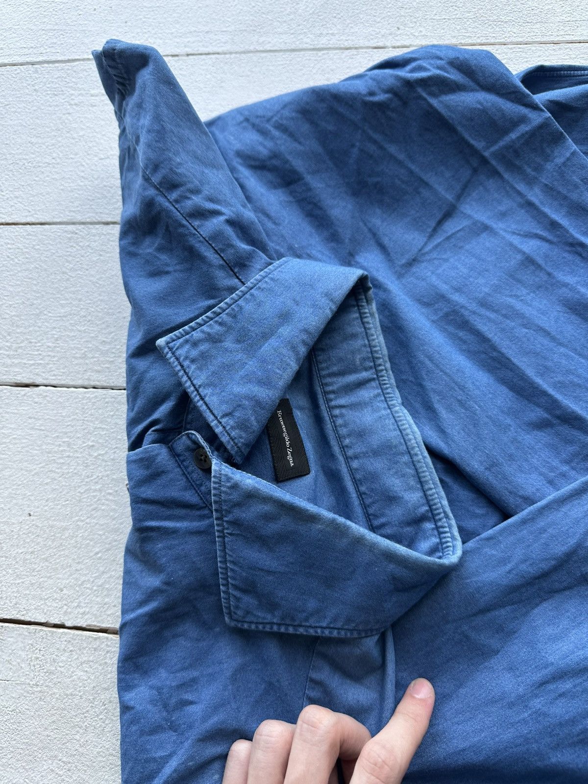 Ermenegildo Zegna 🔥Ermenegildo Zegna shirt designer made in Italy 🇮🇹 old money Size US L / EU 52-54 / 3 - 15 Thumbnail