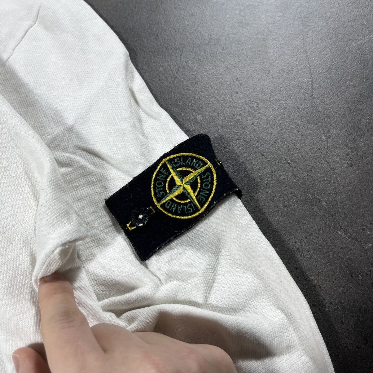 Stone Island Vintage 00s Stone Island Halfzip Sweater Sweatshirt Casual Size US L / EU 52-54 / 3 - 10 Thumbnail