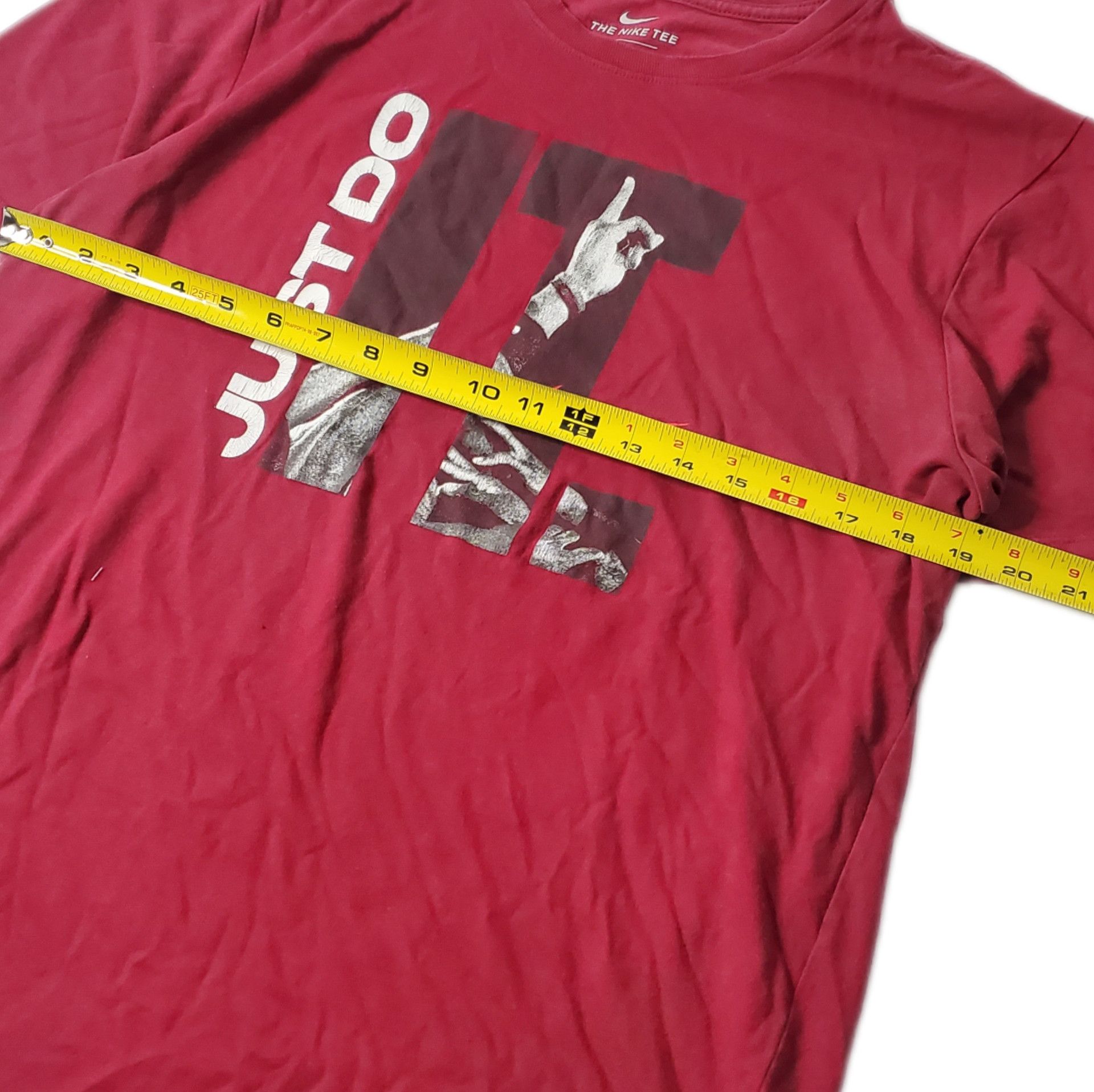 Vintage Nike Just Do It Photo Dri Fit T-Shirt Size US L / EU 52-54 / 3 - 5 Thumbnail