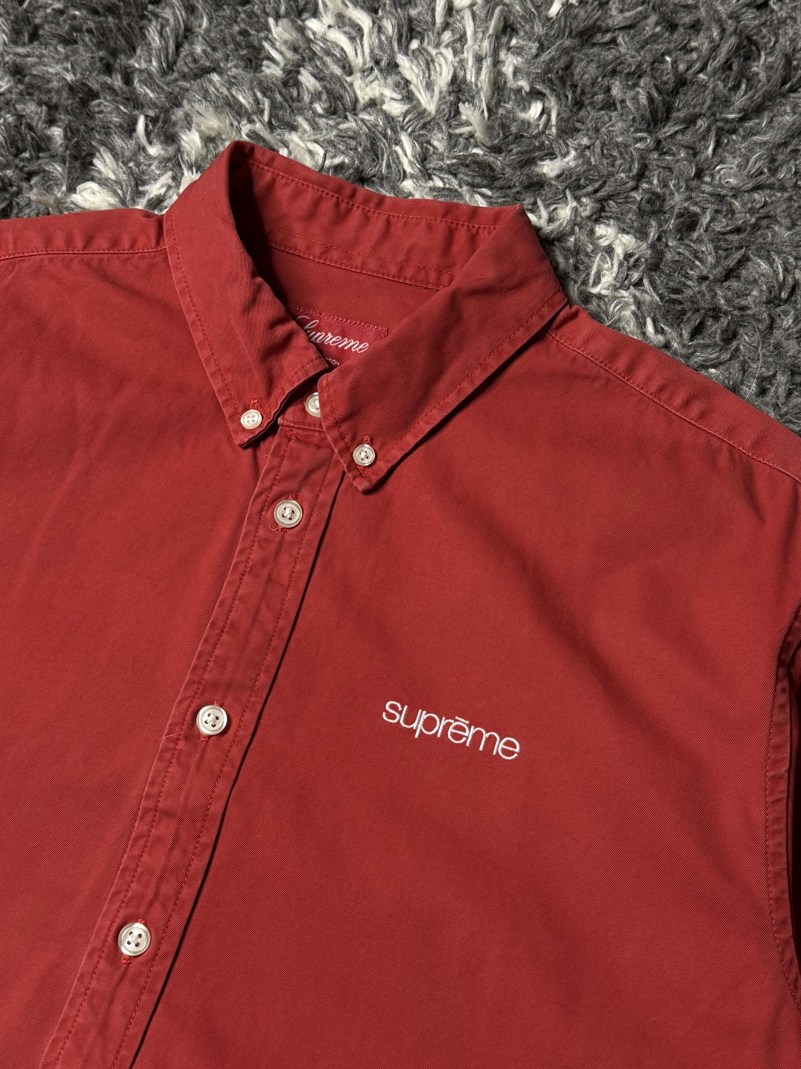 Supreme Supreme Washed Twill Shirt (SS19) Size US M / EU 48-50 / 2 - 3 Thumbnail