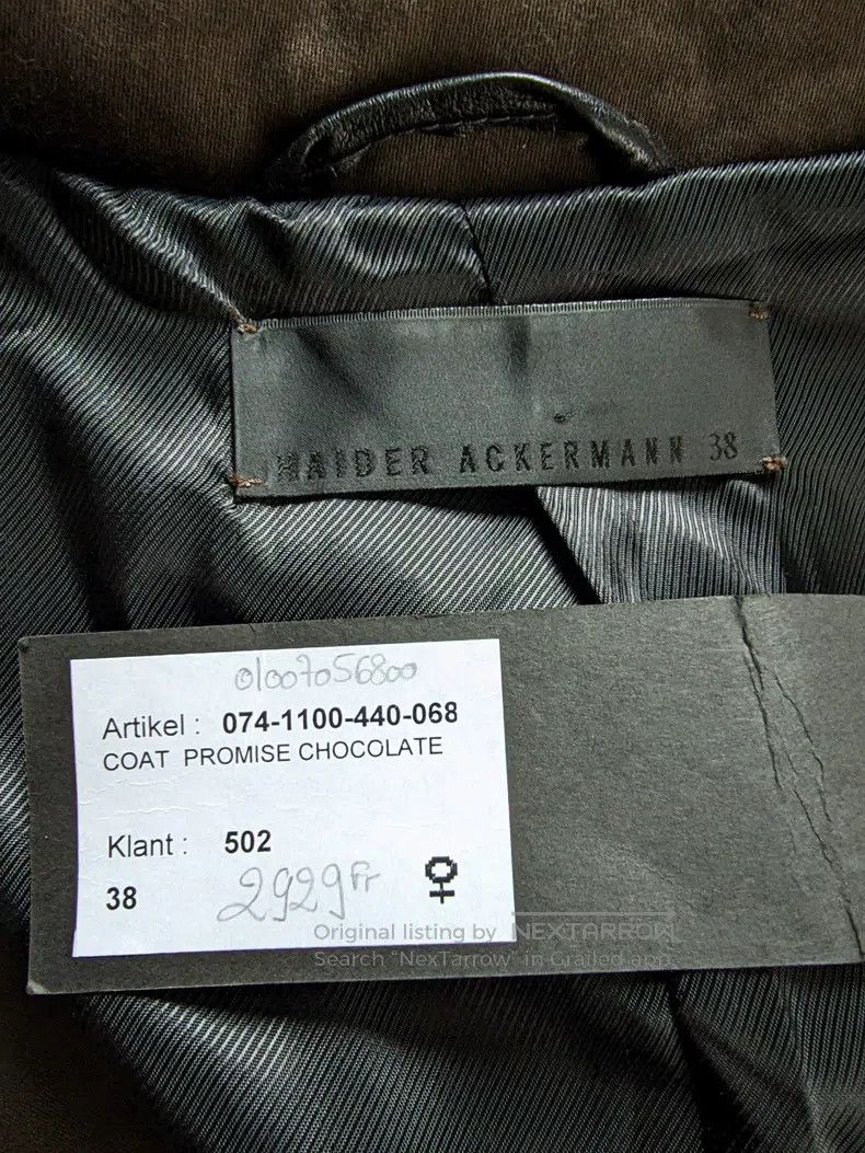 Haider Ackermann Haider Ackermann Trench Coat Jacket Size XS / US 0-2 / IT 36-38 - 6 Thumbnail
