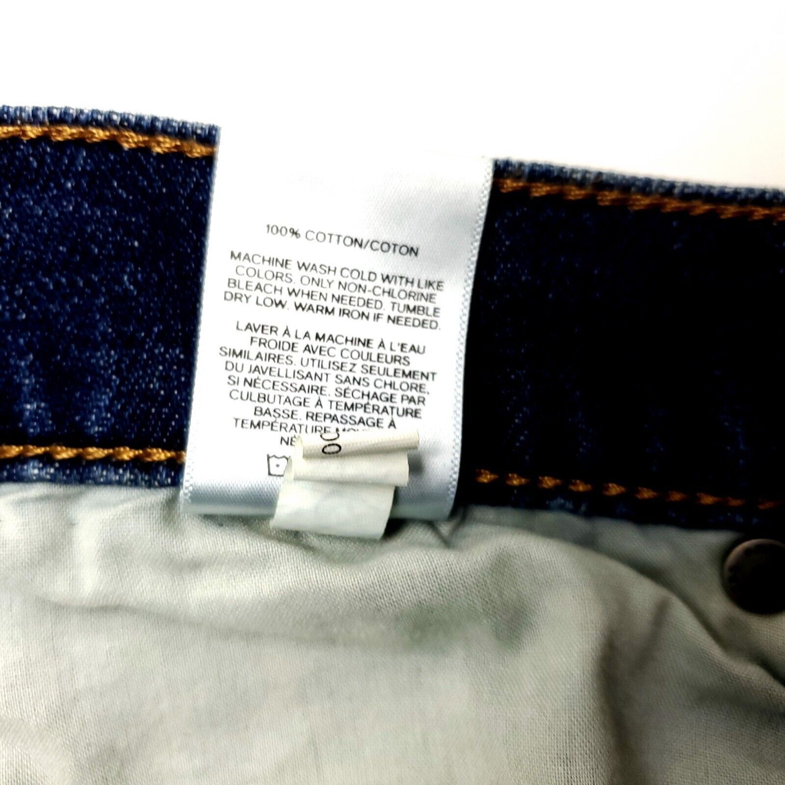 Express Express Classic Straight Blue Jeans Soft Cotton 38/28 Mid Ri Size US 38 / EU 54 - 5 Thumbnail