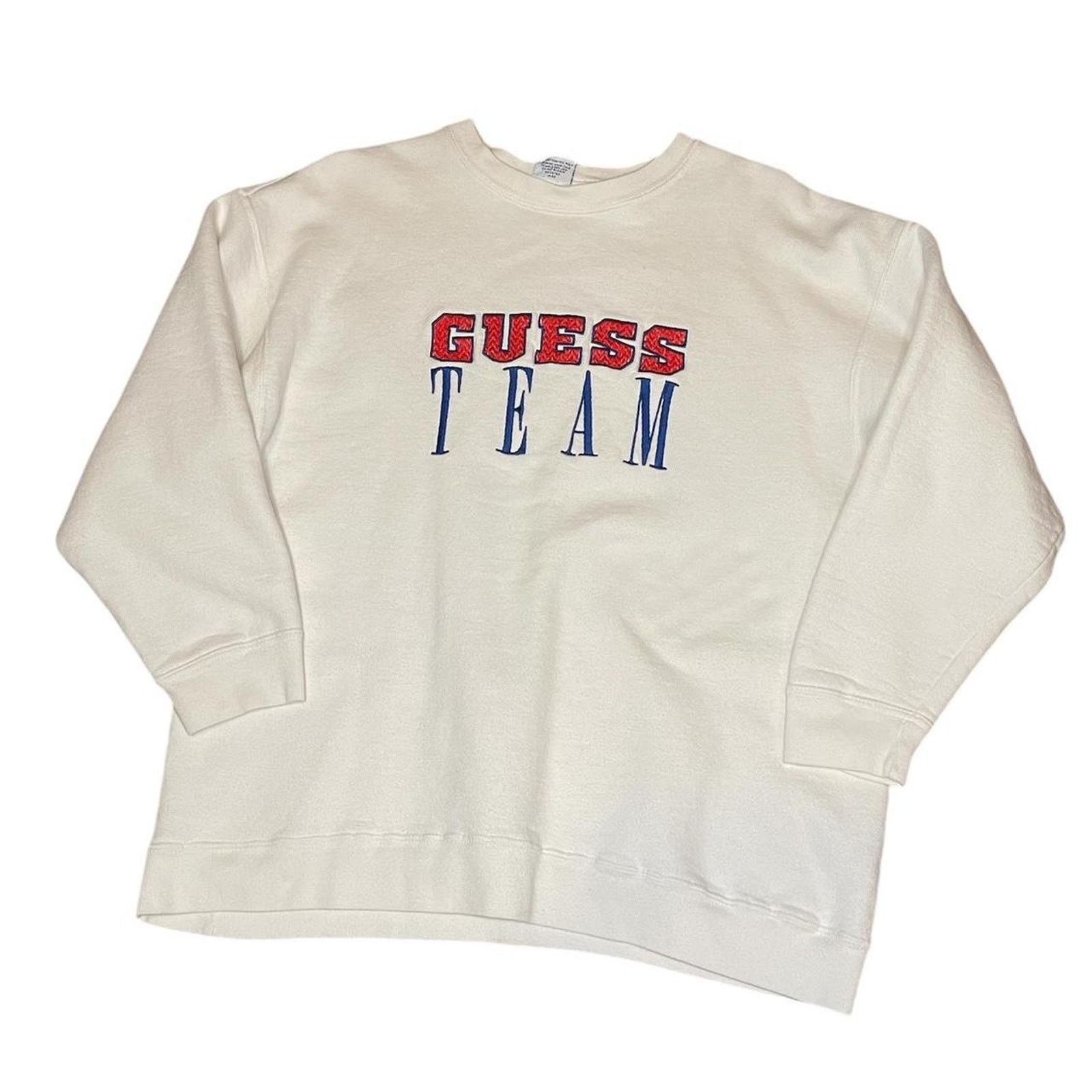 Guess Vintage 90s Guess Embroidered Crewneck Size M / US 6-8 / IT 42-44 - 1 Thumbnail