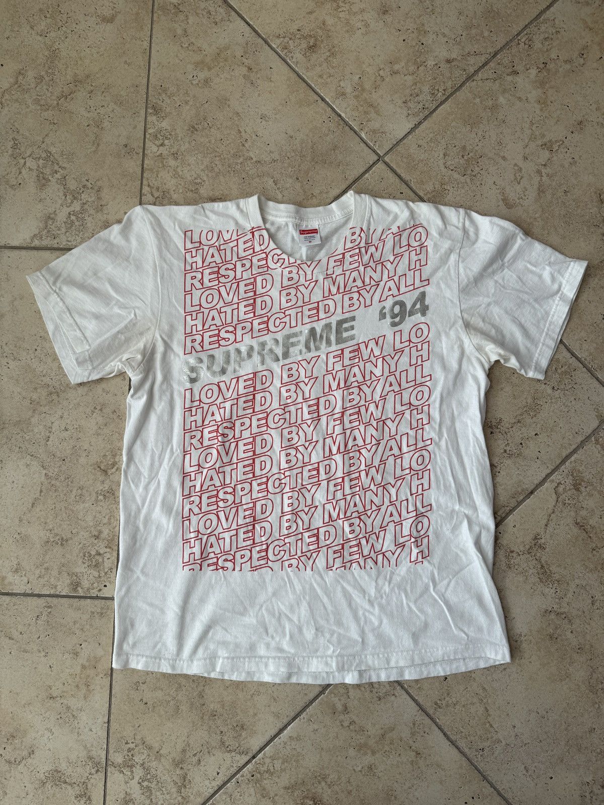 Supreme Respected Tee | Grailed