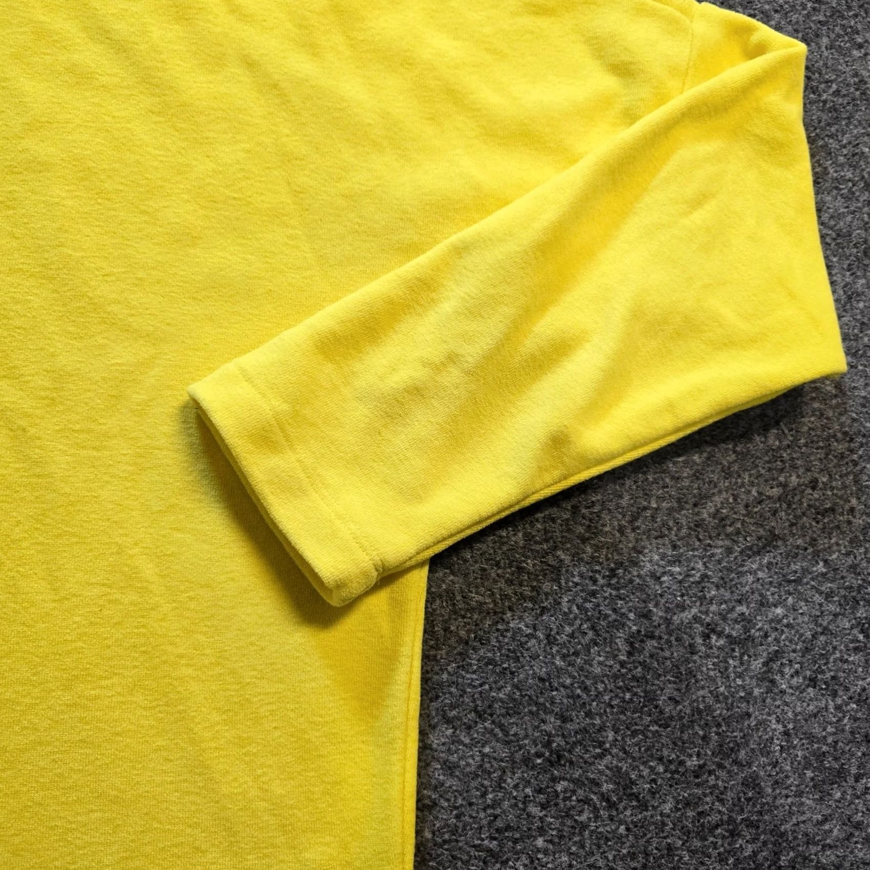 Vintage Dudley Stephens Sweater Womens Size XS Yellow High Neck Pullover Fleece Casual Winter Size XS / US 0-2 / IT 36-38 - 3 Thumbnail