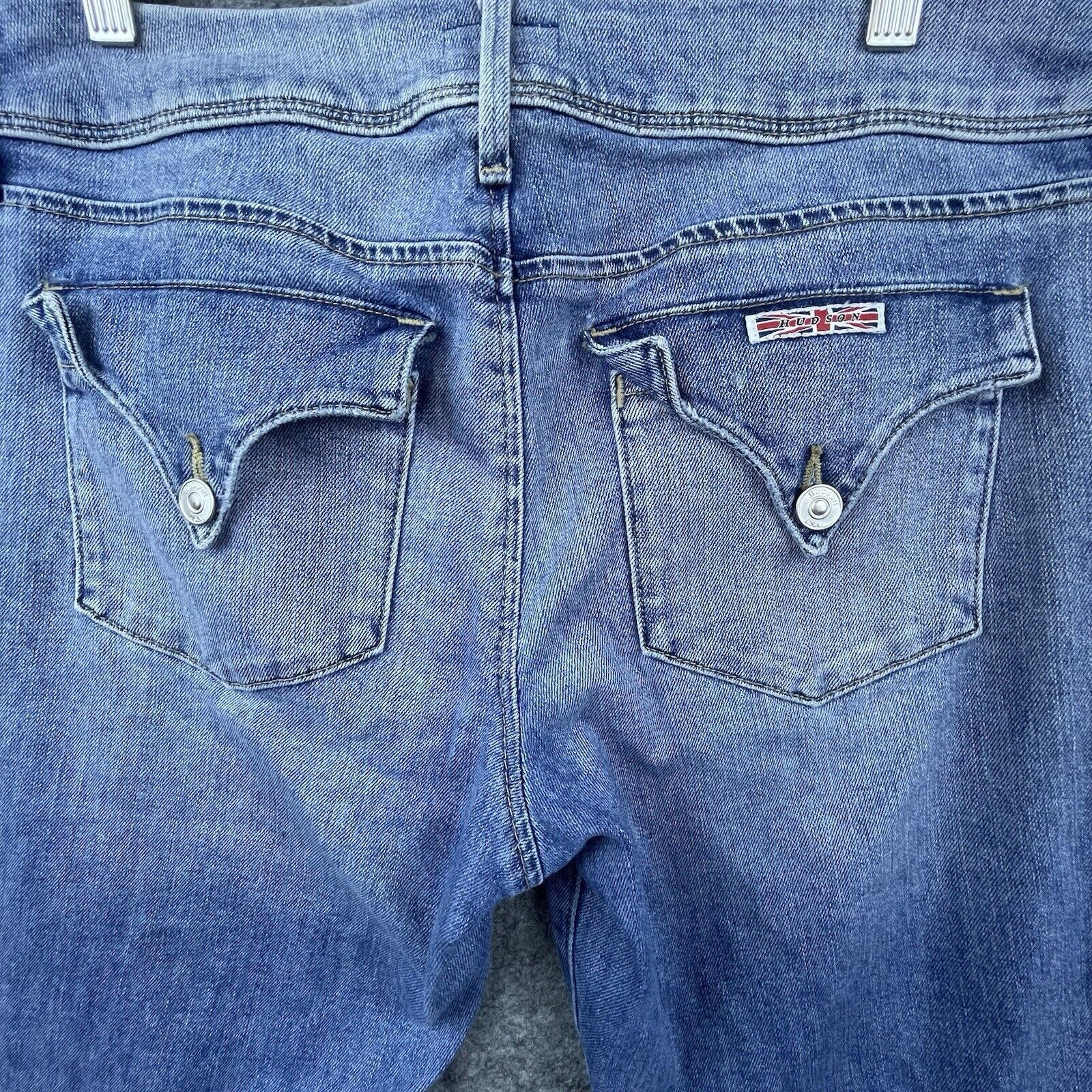 Hudson Hudson Jeans Womens 30 Collin Bootcut Crop Flap Pockets Size 30" / US 8 / IT 44 - 4 Thumbnail