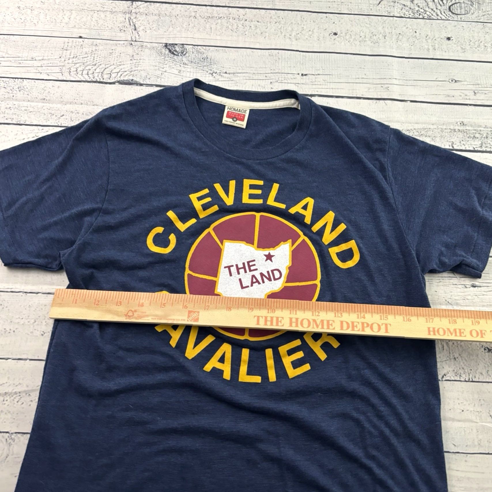 Vintage Homage Cleveland Cavaliers Short Sleeve T Shirt Men's M Blue Size US M / EU 48-50 / 2 - 4 Thumbnail