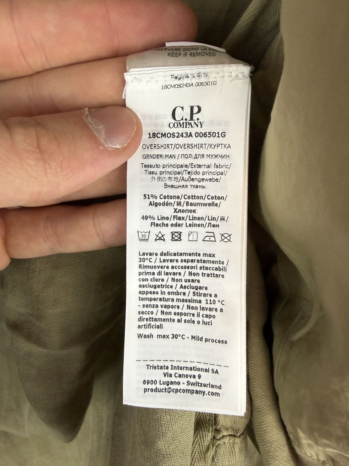 C.P. Company Beige C.P. Company Linen Overshirt (brand new with tags) Size US L / EU 52-54 / 3 - 10 Thumbnail
