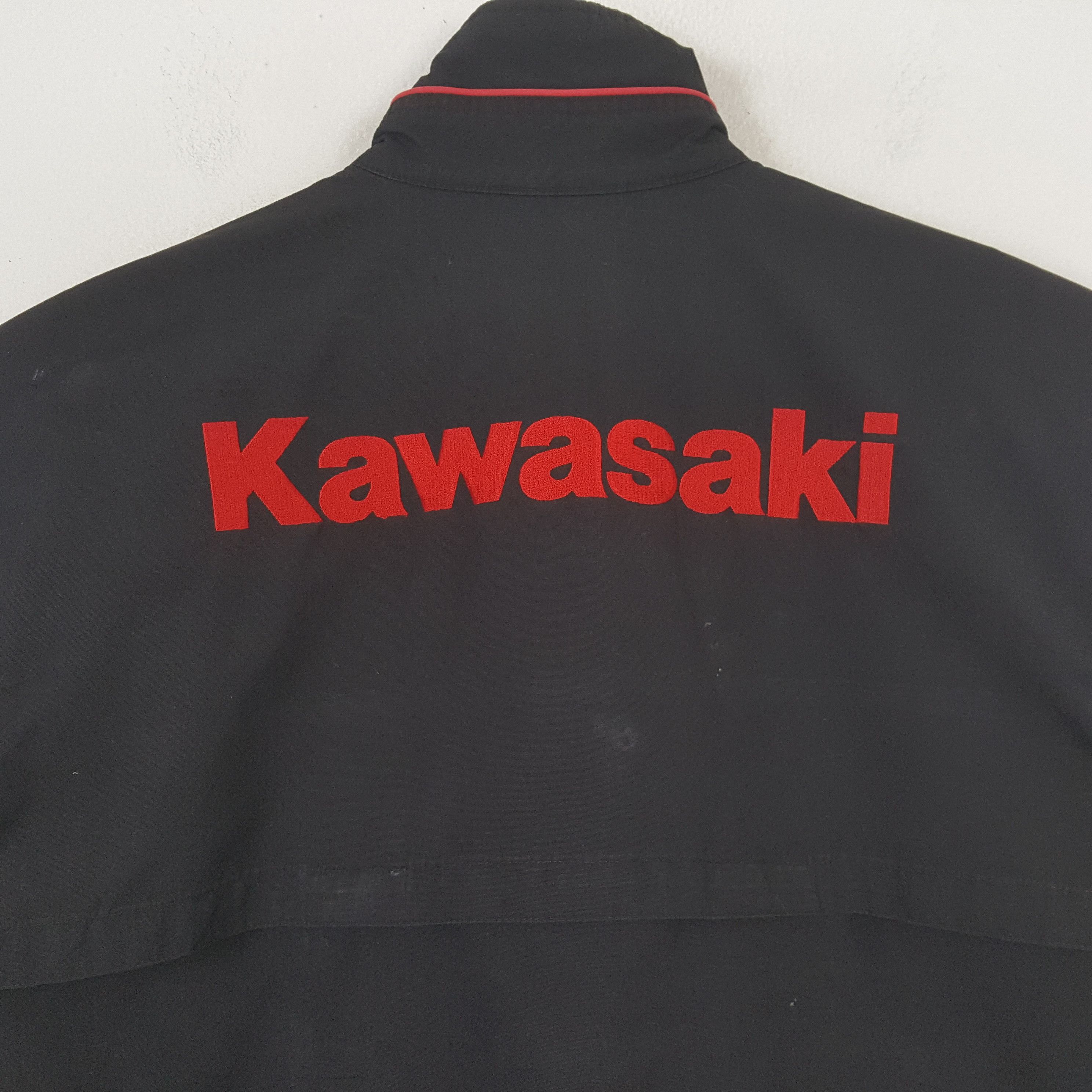 Japanese Brand × Vintage Vintage KAWASAKI Japanese Motorcycle Racing Jacket c282n30 Size US L / EU 52-54 / 3 - 2 Thumbnail