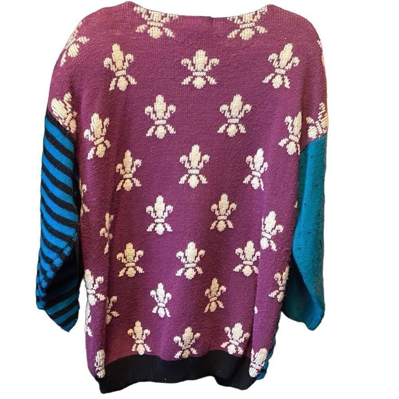 Ilaria Nistri Vintage 80s Imari sweater size medium Size M / US 6-8 / IT 42-44 - 4 Thumbnail