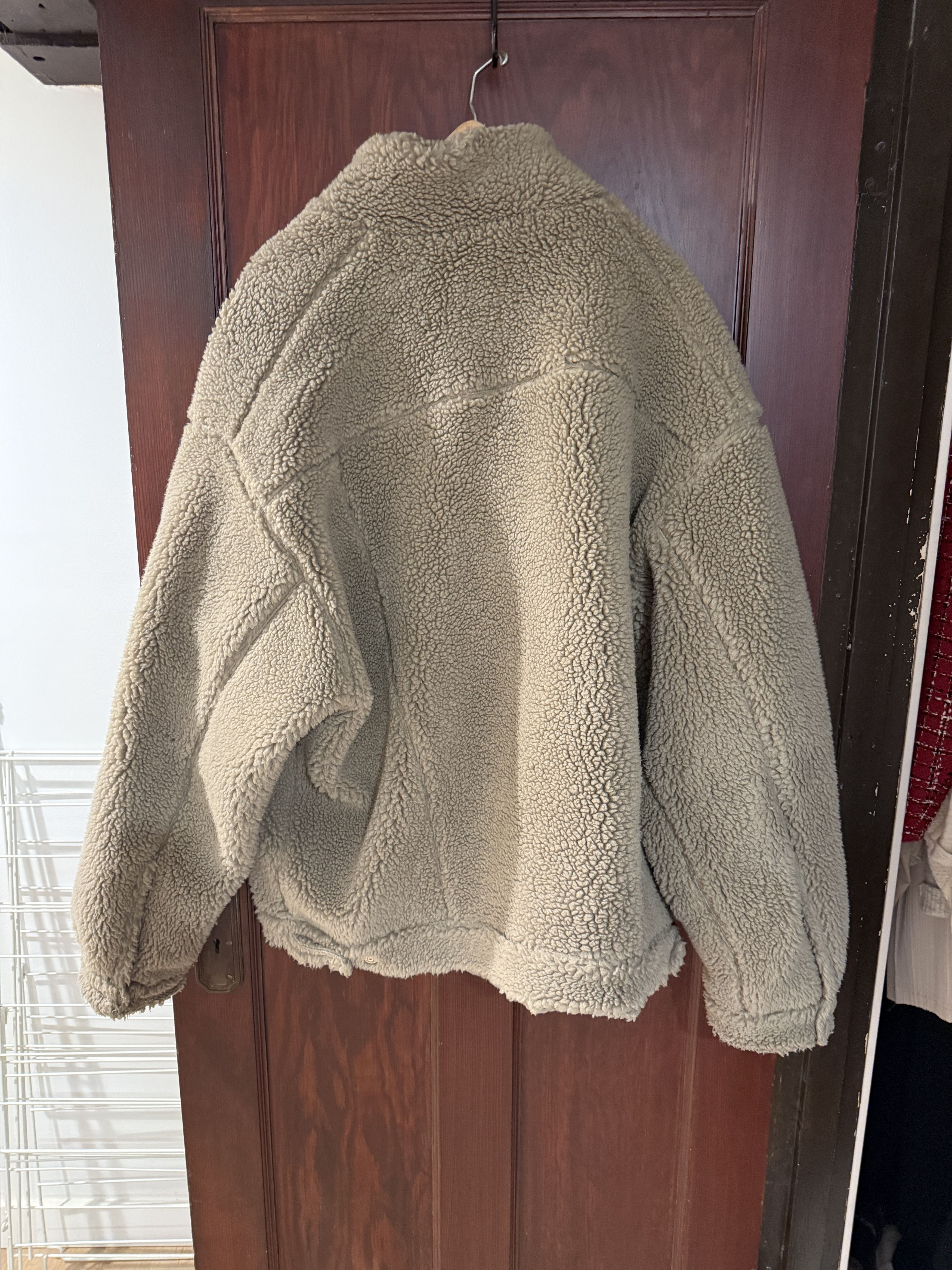 Balenciaga Balenciaga Oversized Fleece Jacket - Brown Size US M / EU 48-50 / 2 - 2 Thumbnail