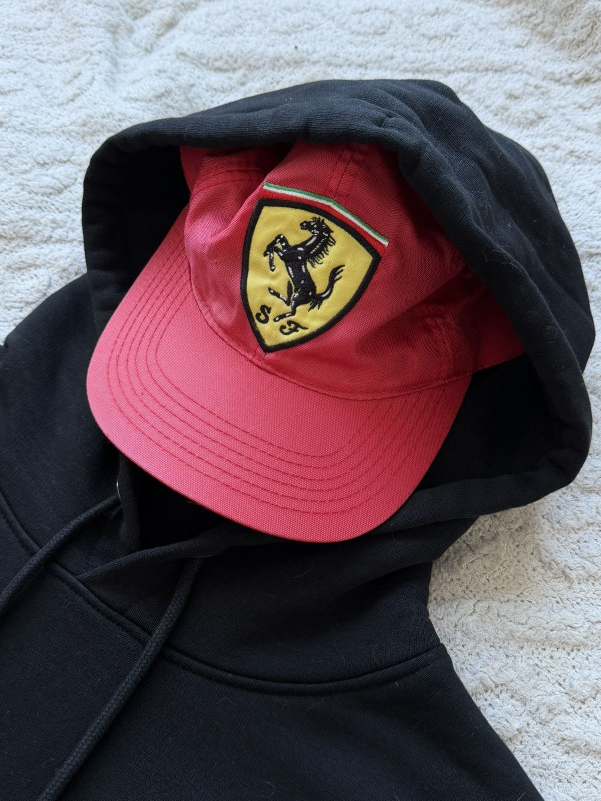 Ferrari Vintage red cap hats formula 1 Ferrari nylon Size ONE SIZE - 11 Thumbnail