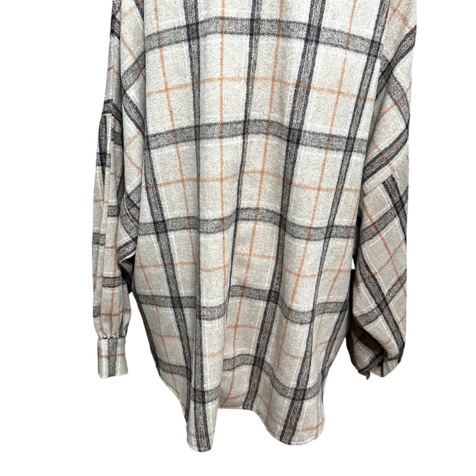 Other E;Ann Design By Korea Plaid Flannel Shirt Jacket LongSleeve Size L / US 10 / IT 46 - 6 Thumbnail