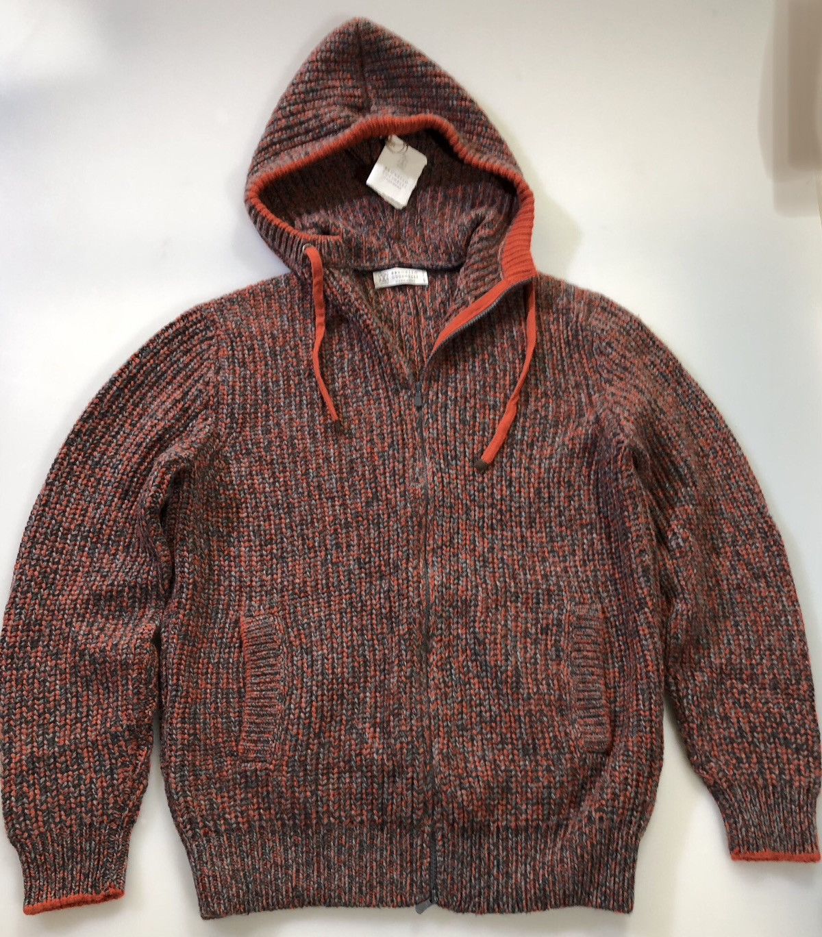 Brunello Cucinelli Brunello Cucinelli 🇮🇹 fisherman knit cashmere hoodie 52 new Size US L / EU 52-54 / 3 - 1 Thumbnail